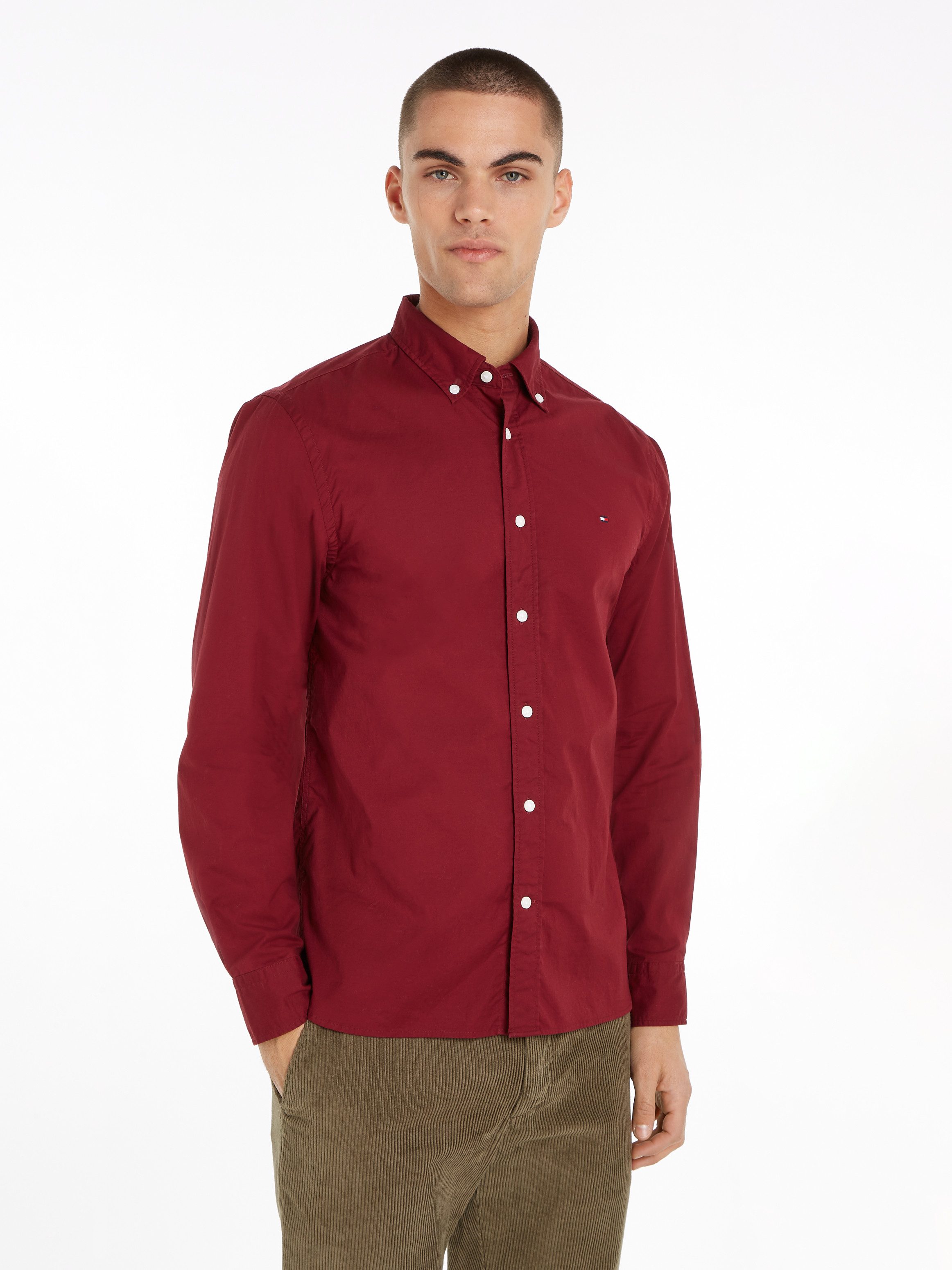 Tommy Hilfiger Langarmhemd FLEX POPLIN RF günstig online kaufen