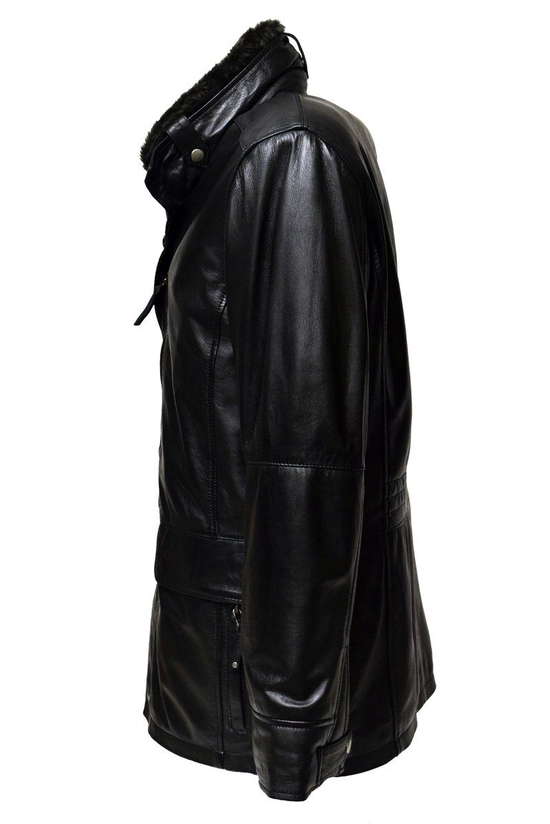 Zimmert Leather Lederjacke Eddi Parka, Westeneinsatz günstig online kaufen