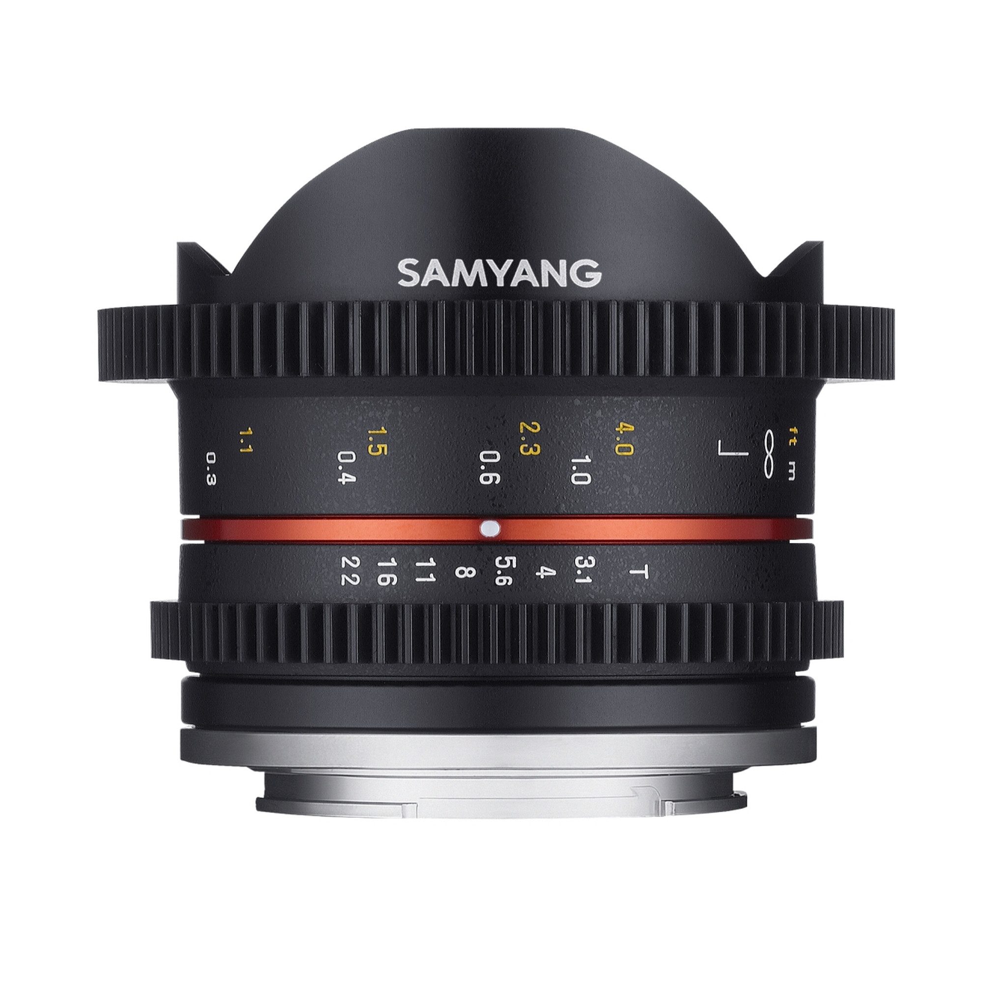 Samyang MF 8mm T3,1 Fisheye Video APS-C Fuji X Fisheyeobjektiv
