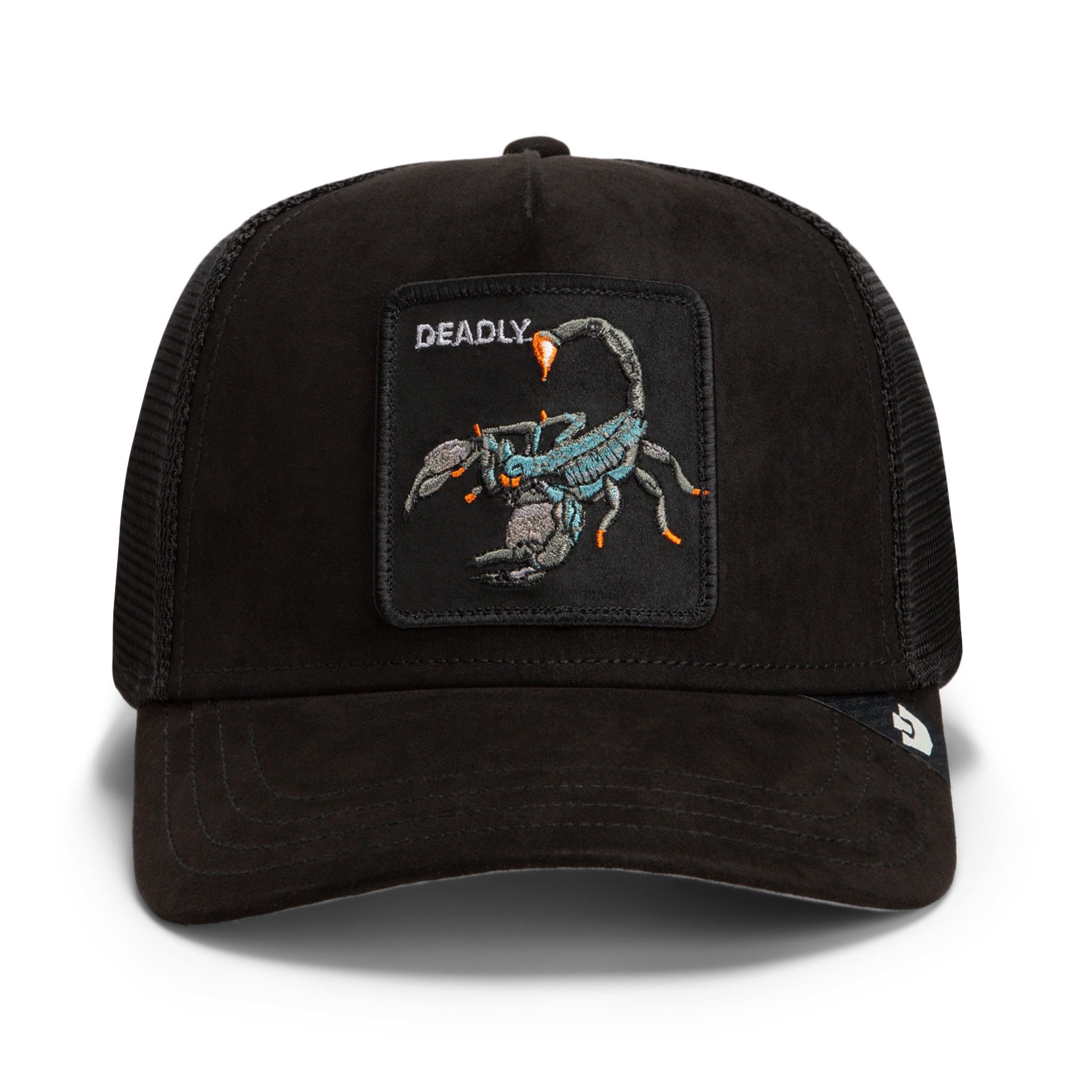 GOORIN Bros. Trucker Cap Goorin Bros. OG Trucker Cap Core Mesh Suede Scorpion Void (Basecap, Basecap, Meshcap, Trucker Kappe) Wildleder-Optik