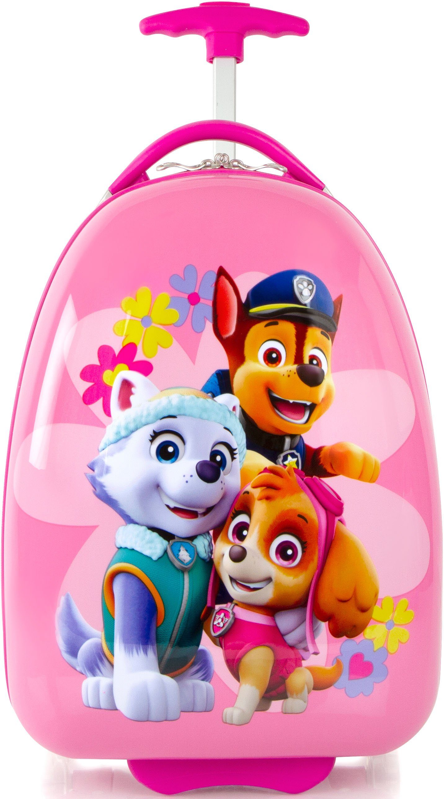 Heys Kinderkoffer Paw Patrol, Rosa, 2 Rollen, Heys x Joachim Llambi Kindertrolley Handgepäck-Koffer