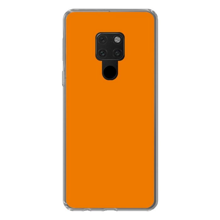 MuchoWow Handyhülle Orange - Jahreszeiten - Herbst Phone Case Handyhülle Huawei Mate 20 Silikon Schutzhülle RV10871