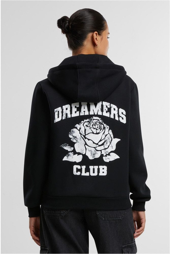 Mister Tee Hoodie Romantic Dreamers Ladies Fluffy Zip Hoody