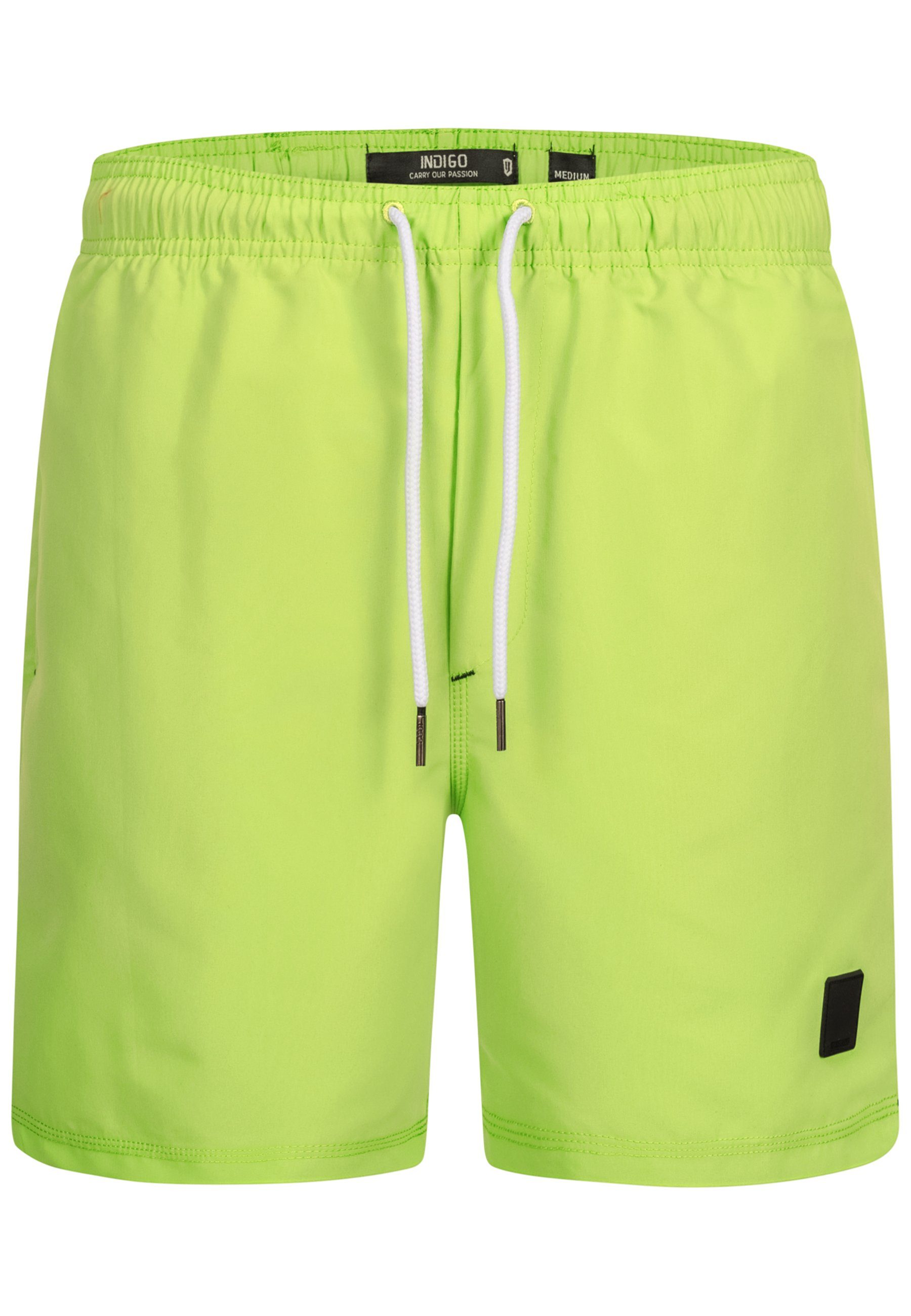 INDICODE Badeshorts Herren Ferguson Schwimmshorts Männer mit elastischem Bund und Kordelzug – Bild 2 von 2