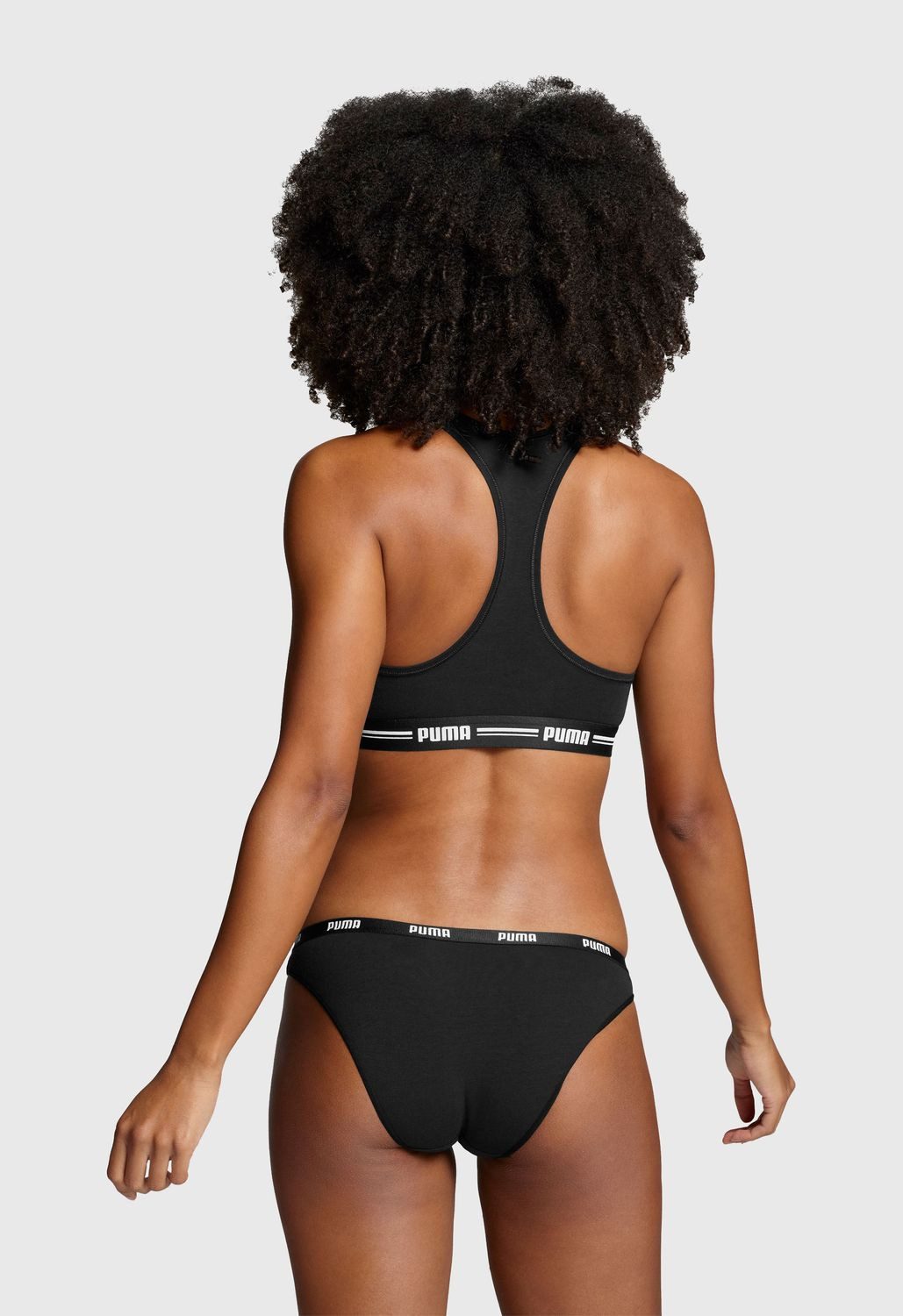 PUMA BODYWEAR Bikinislip Bikini Slip (Set, 6er Pack) mit schmalem Logo-Webbündchen – Bild 5 von 5