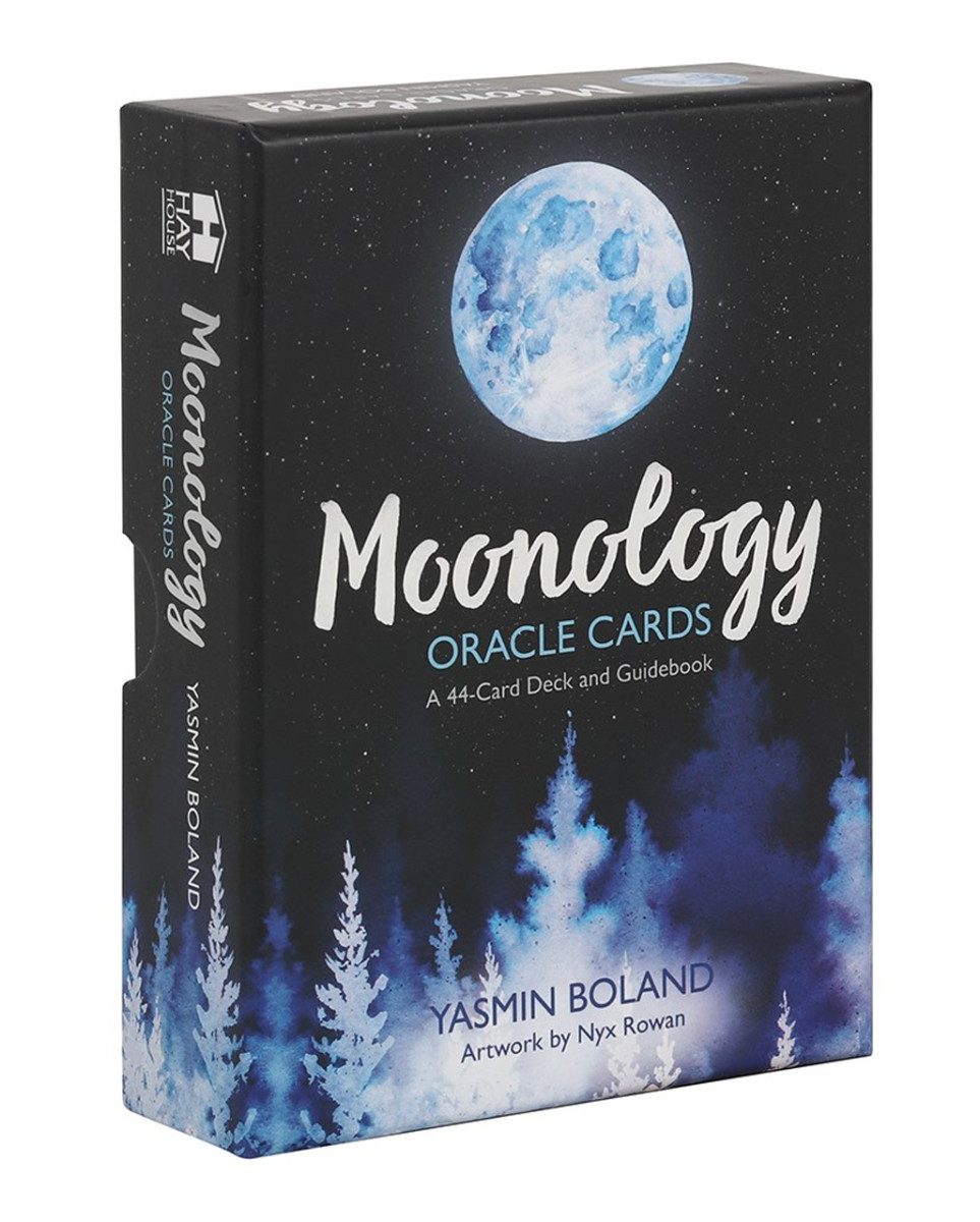 Horror-Shop Dekofigur Moonology Oracle Cards als Mond Orakel Tarotkarten