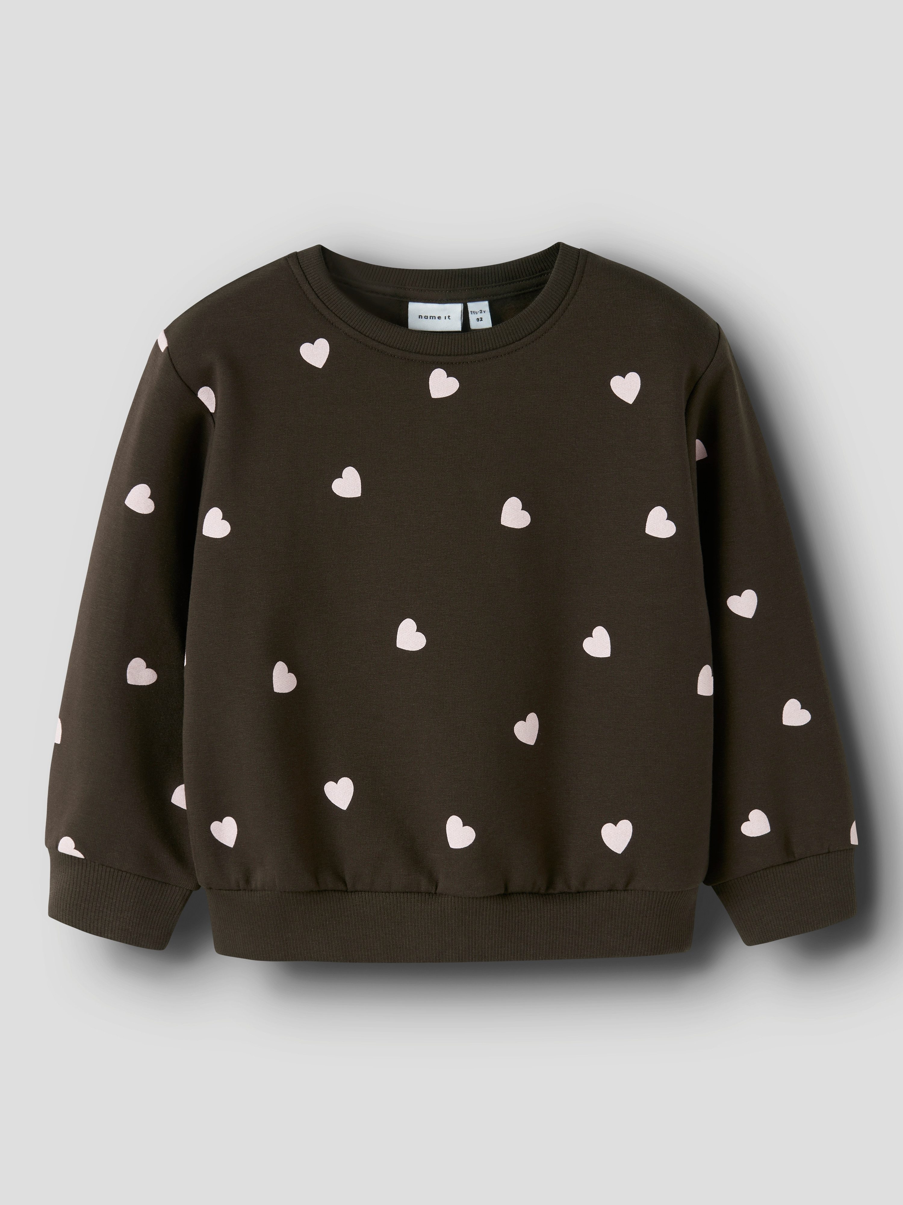 Name It Sweatshirt NMFNEHEART NREG SWEAT BRU