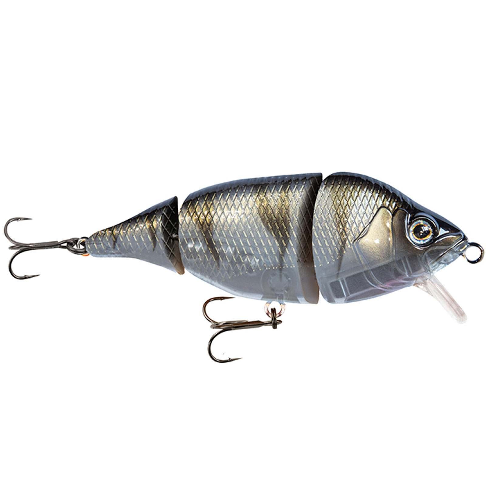 Fox Rage SR Kunstköder, Crank Hitcher Wobbler & Troll Striped Shiner UV Jointed 100mm