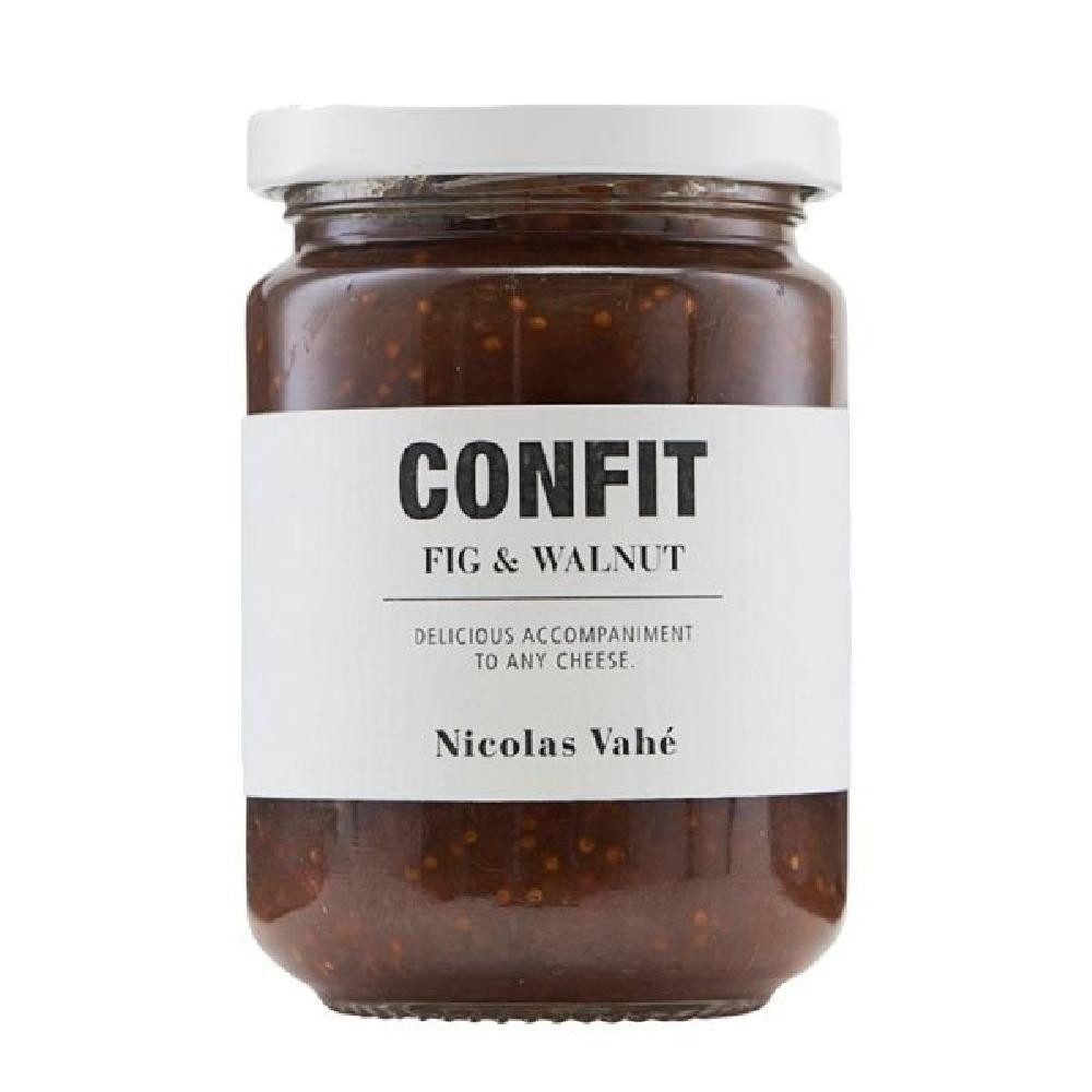 Nicolas Vahé Herzhafter Brotaufstrich Feigenconfit mit Walnuss (170g)