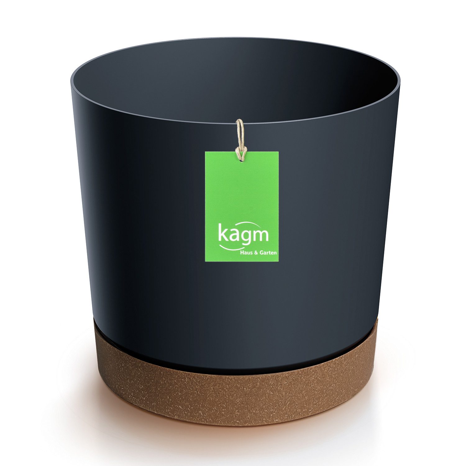 KAGM Blumentopf Blumentopf Pflanzentopf aus Kunststoff rund dekorativ (inkl günstig online kaufen