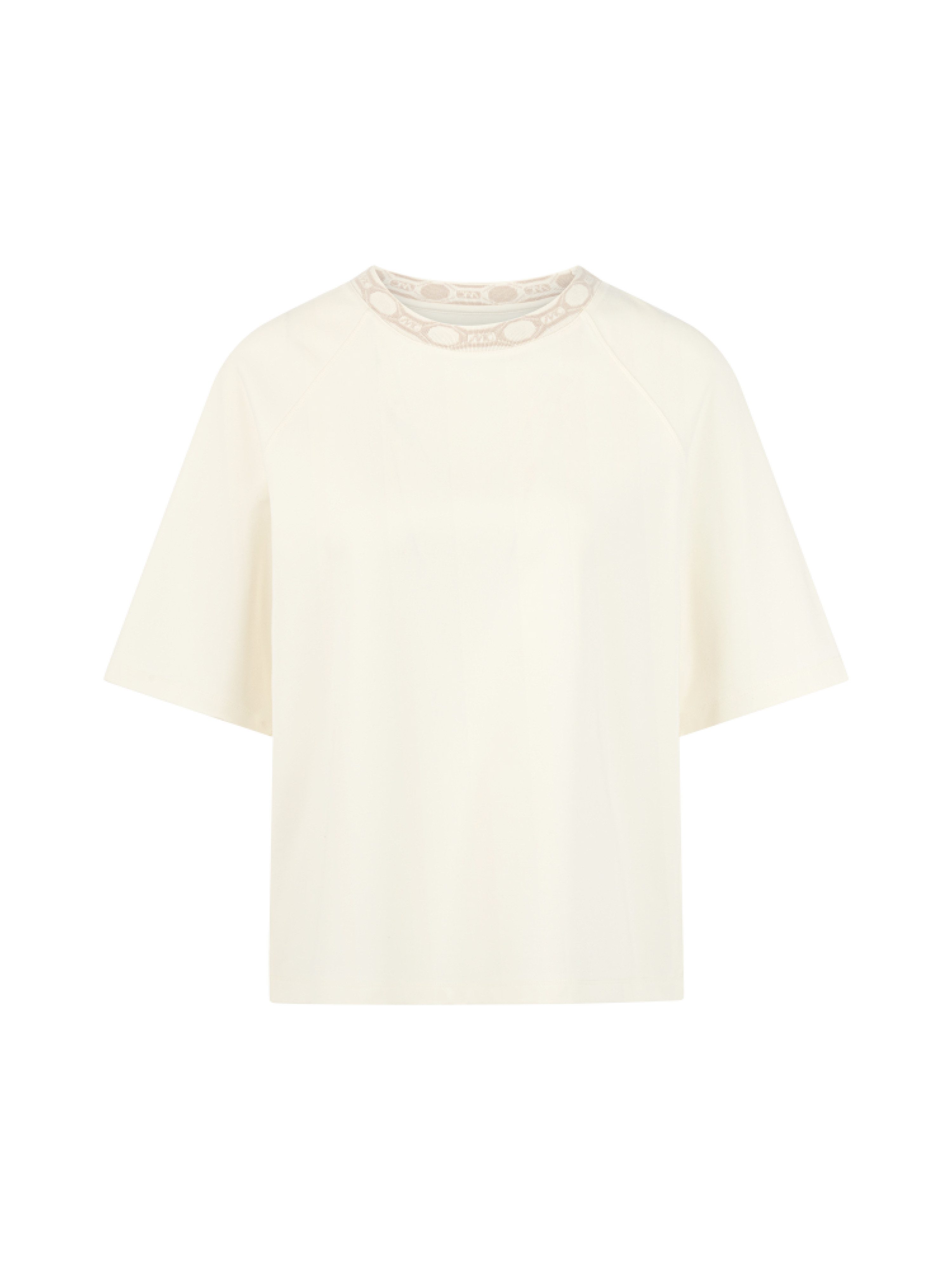 Marc Cain T-Shirt Golden Hour Premium Damenmode Oversize, aus Baumwollmix – Bild 4 von 5