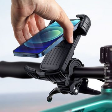 UGREEN Universal Handyhalter für Fahrrad Motorrad Lenker LP494 schwarz Smartphone-Halterung
