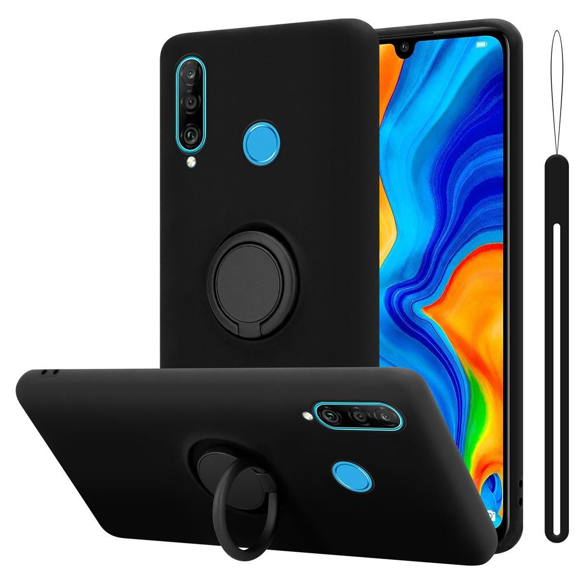 Cadorabo Handyhülle für Huawei P30 LITE Hülle Huawei P30 LITE, Robustes Hard Case - Handy Schutzhülle - Hülle - Back Cover Bumper