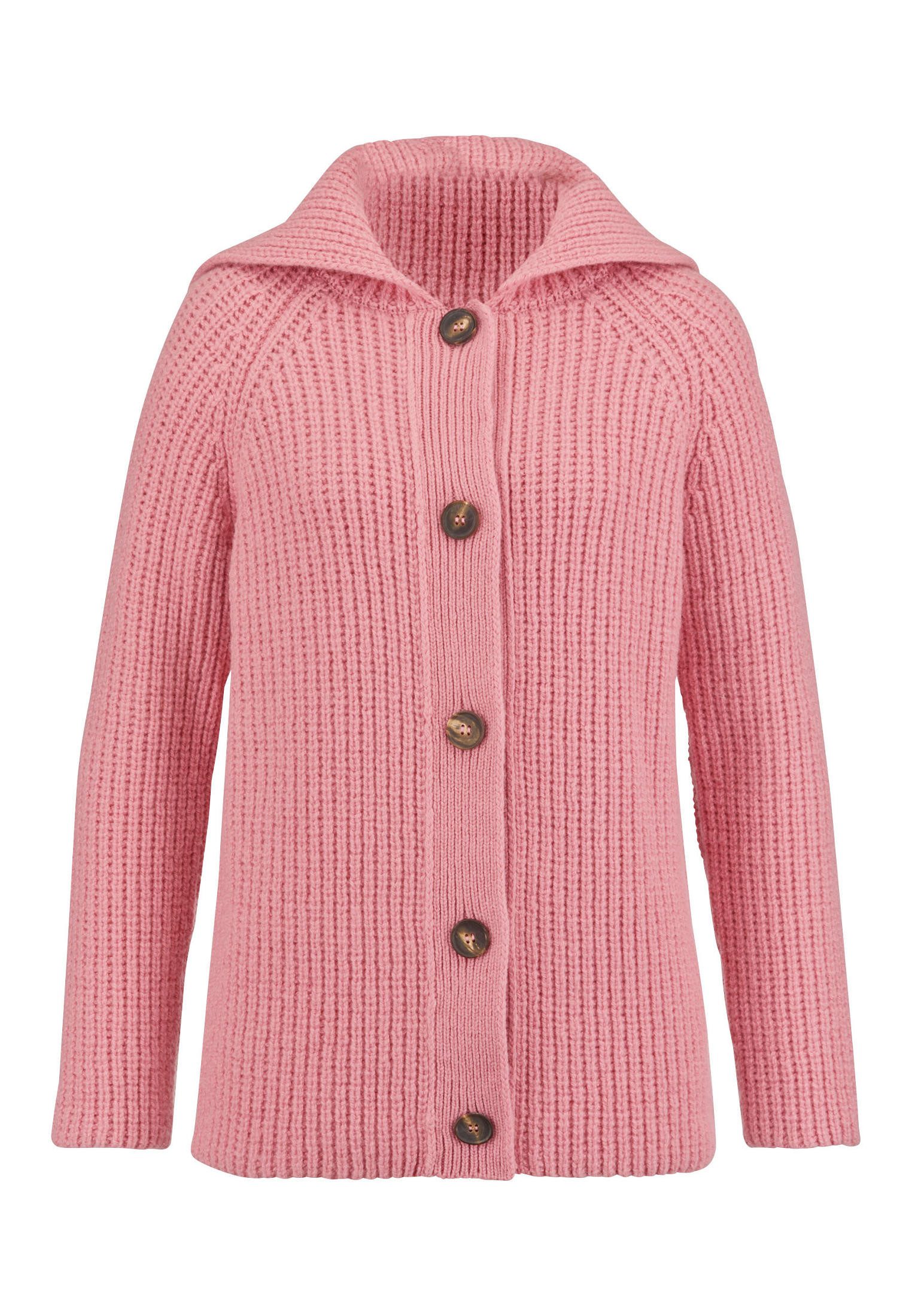 Hessnatur Strickjacke aus reiner Merinowolle (1-tlg) günstig online kaufen