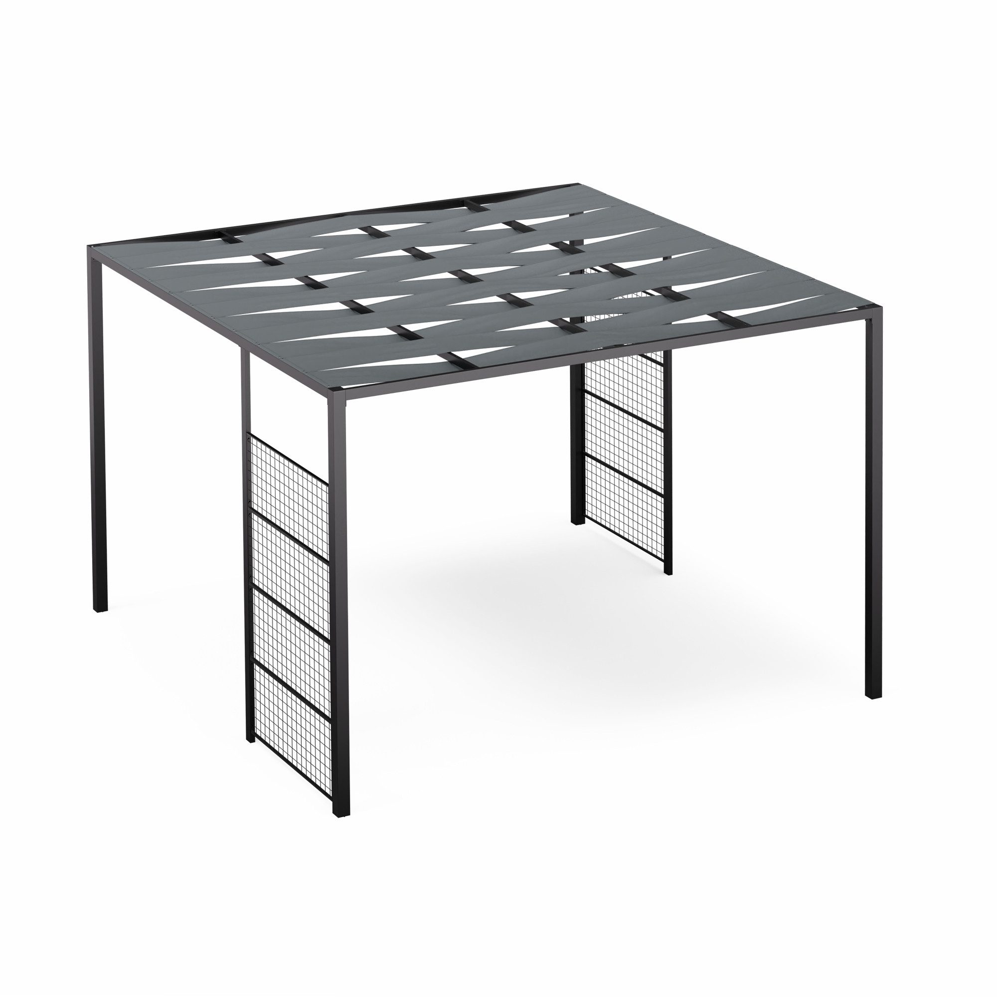 blumfeldt Pavillon Blumfeldt, (Set), Pergola 3x3m Seitenwände pulverbeschic günstig online kaufen