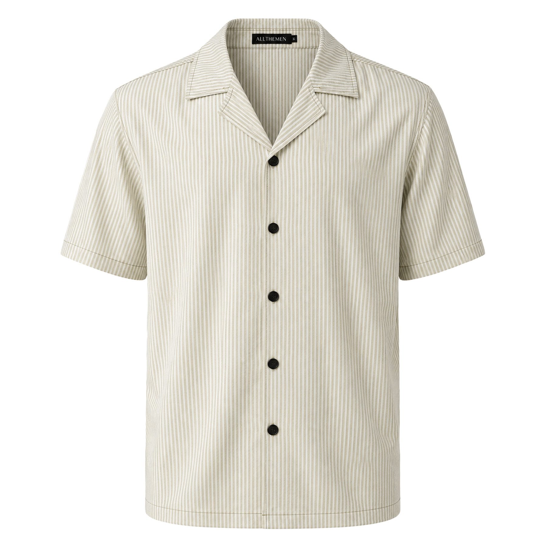 Allthemen T-Shirt T-Shirt & Shorts 2-tlg Herren Strukturiertes Kurzarmhemd - Shorts Set
