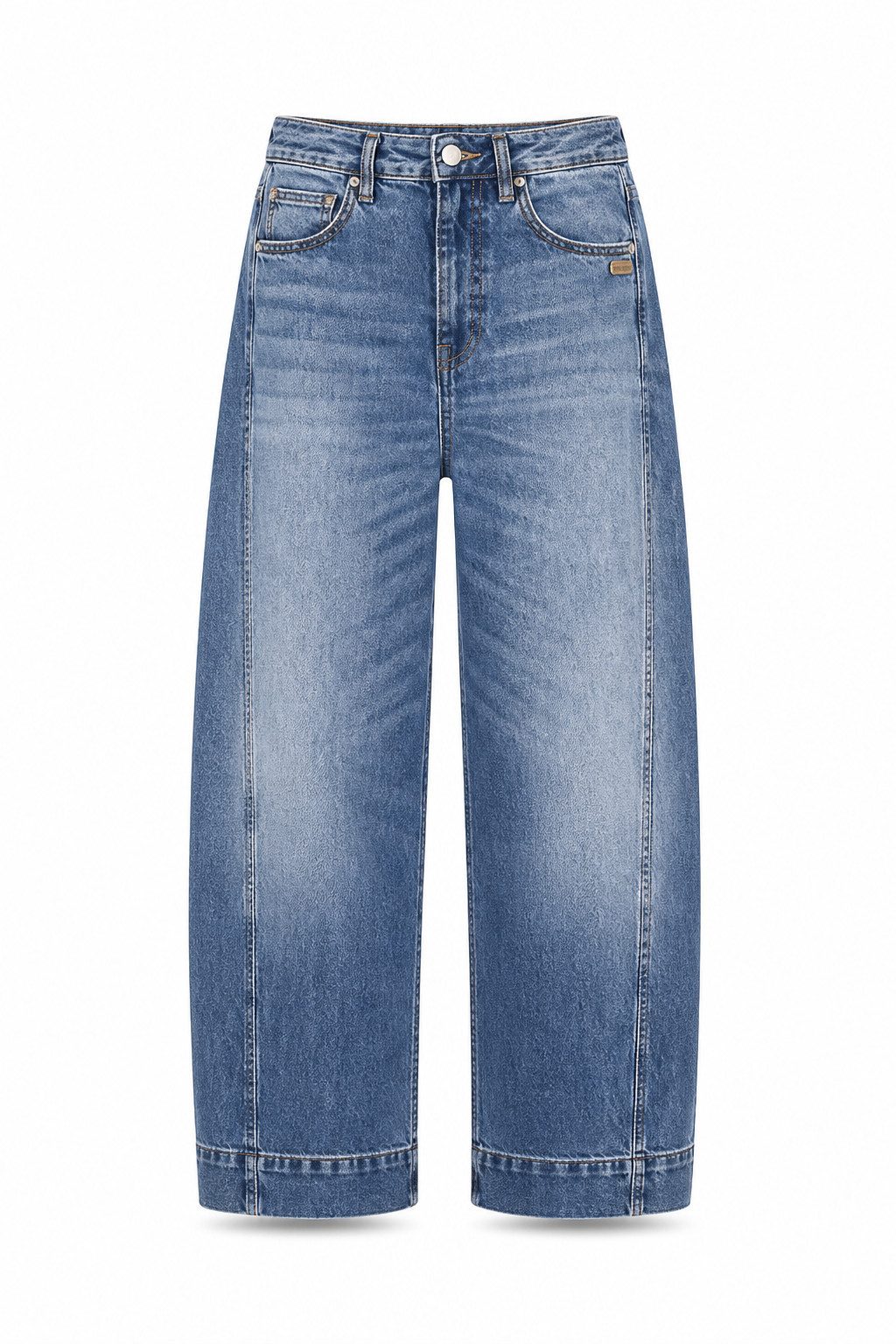 GANG Gerade Jeans - 94SINA - Damen Baggy Jeans - Wide Leg Jeans - Loose Fit Denim - High