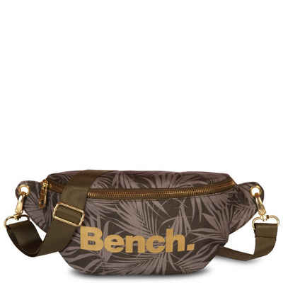 Bench. Umhängetasche »Bench. Hüfttasche olive/gold« (Stück, Stück), Reißverschluss