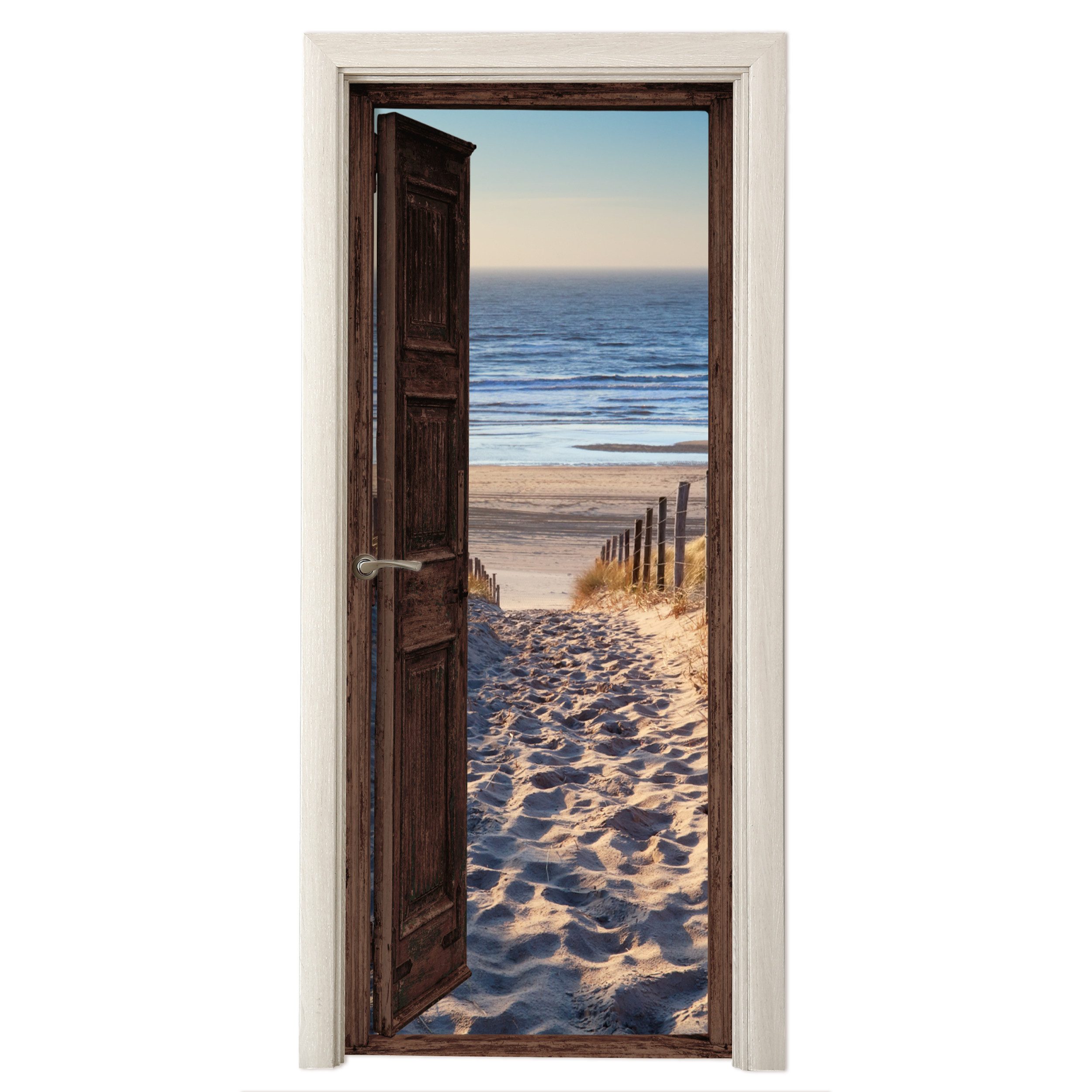 MuchoWow Türtapete Durchblick - Strand - günstig online kaufen