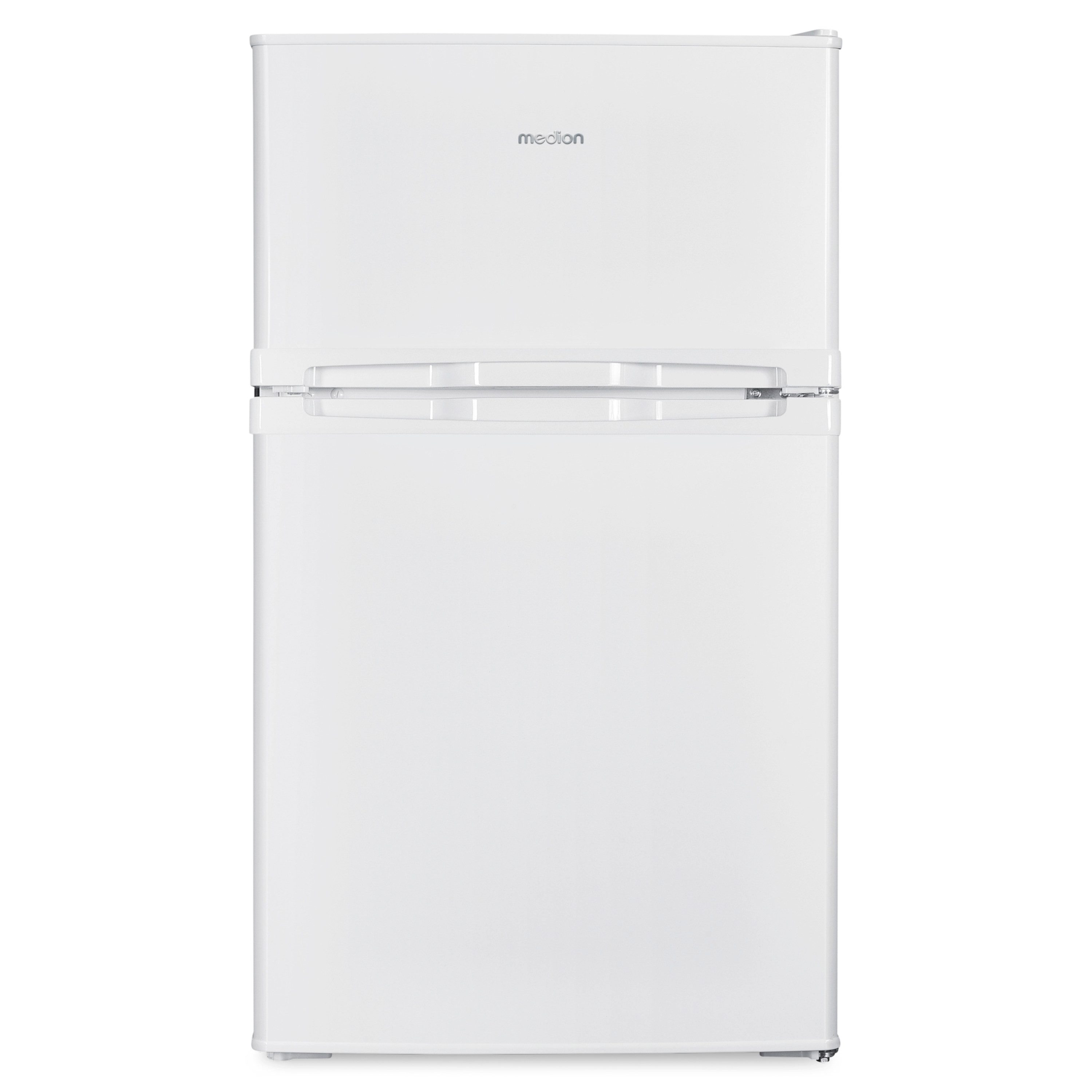 Medion® Kühl-/Gefrierkombination MD37689, 85 cm hoch, 48 cm breit, 85 Liter, 61L Kühlteil, 24L Gefrierteil, freistehend