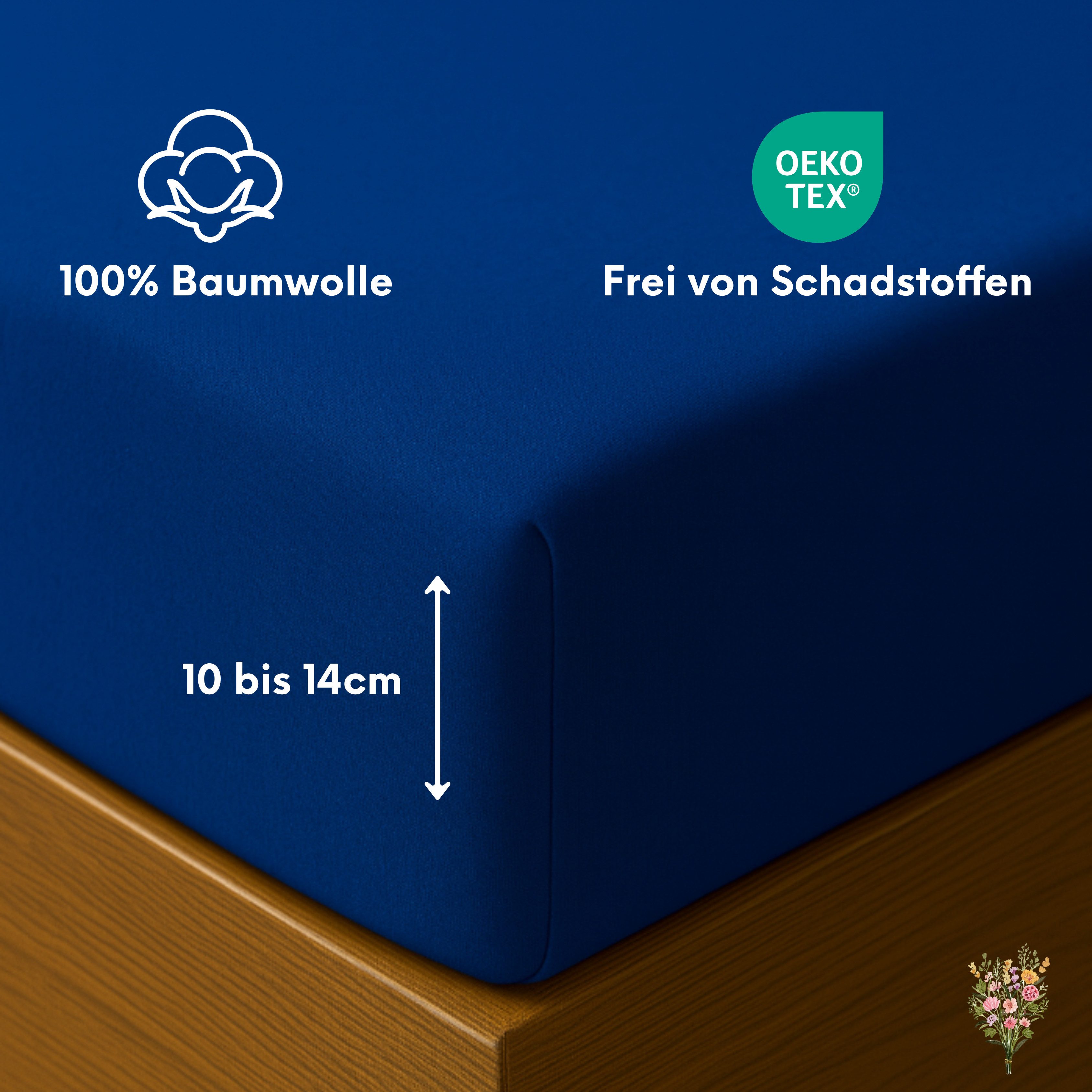 Strauss Home Spannbettlaken Premium Topper Spannbettlaken 150GSM für Matrat günstig online kaufen