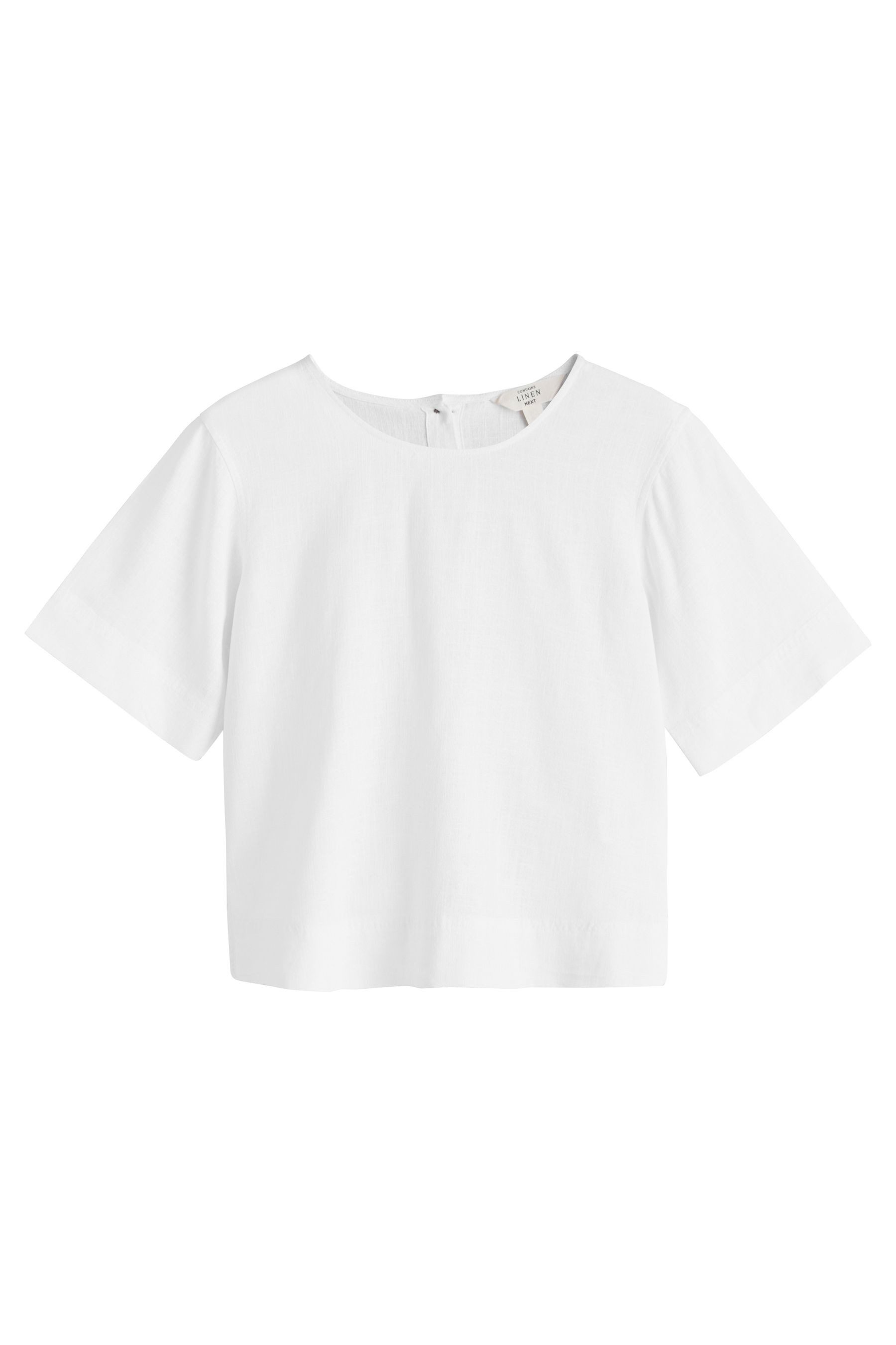 T-Shirt Kurzärmeliges, kastiges T-Shirt, Kurzgröße