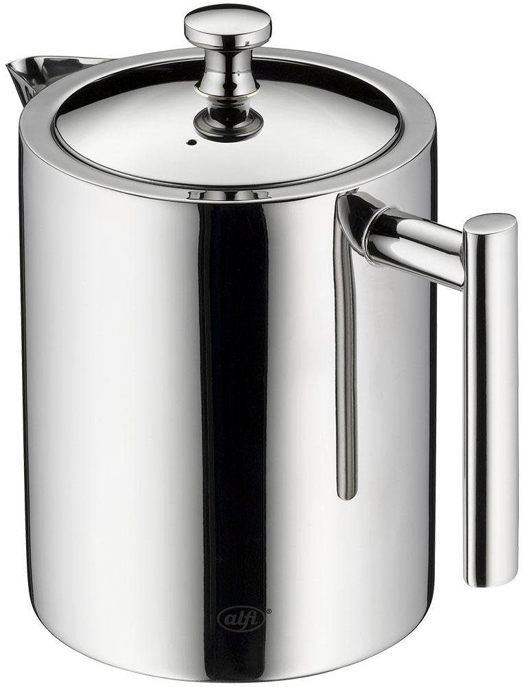 Alfi Teekanne TEA POT, Kanne aus Edelstahl, 0,6 l, (1-St), intergrierter Teefilter für losen Tee, festsitzender Deckel
