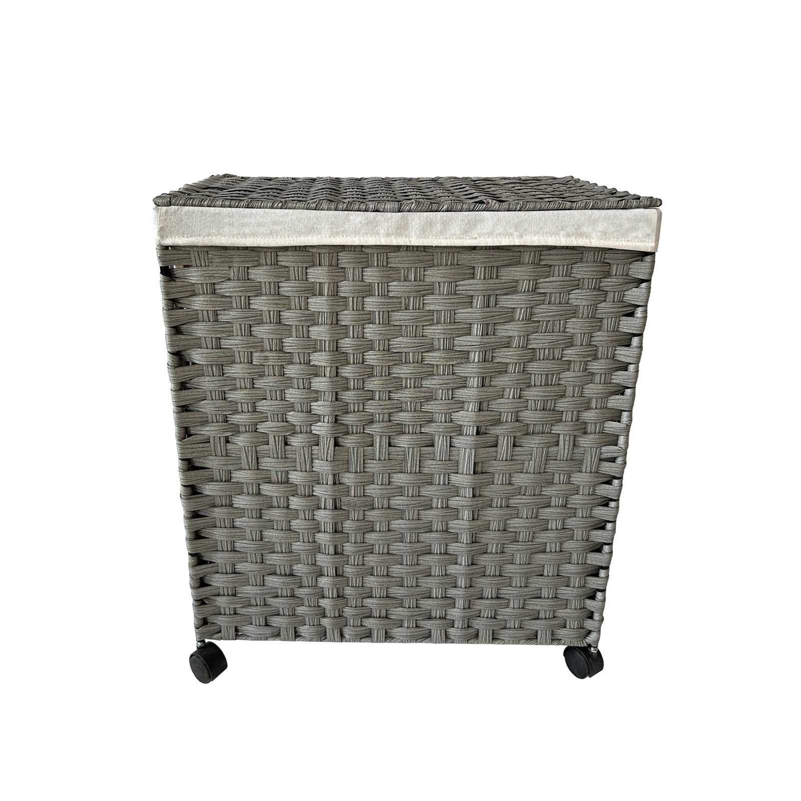 HTI-Living Wäschekorb Wäschesammler 108 Liter Briena Grau (Stück, 1 St., 1 günstig online kaufen