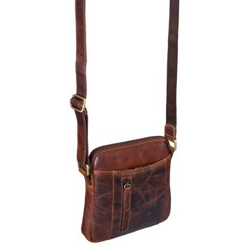 STILORD Schultertasche STILORD "Emerson" Kleine Herrentasche Leder