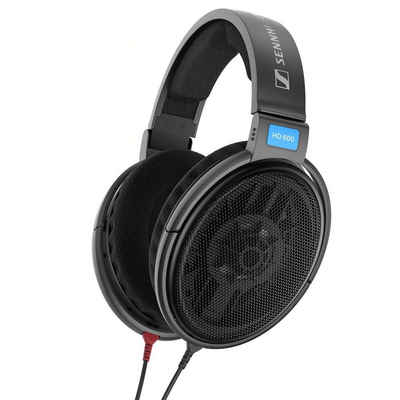 Sennheiser HD 600 Over-Ear-Kopfhörer (Sennheiser Wandlertechnologie, Kabelgebunden, Akustisch transparente, offene Hörmuschel)
