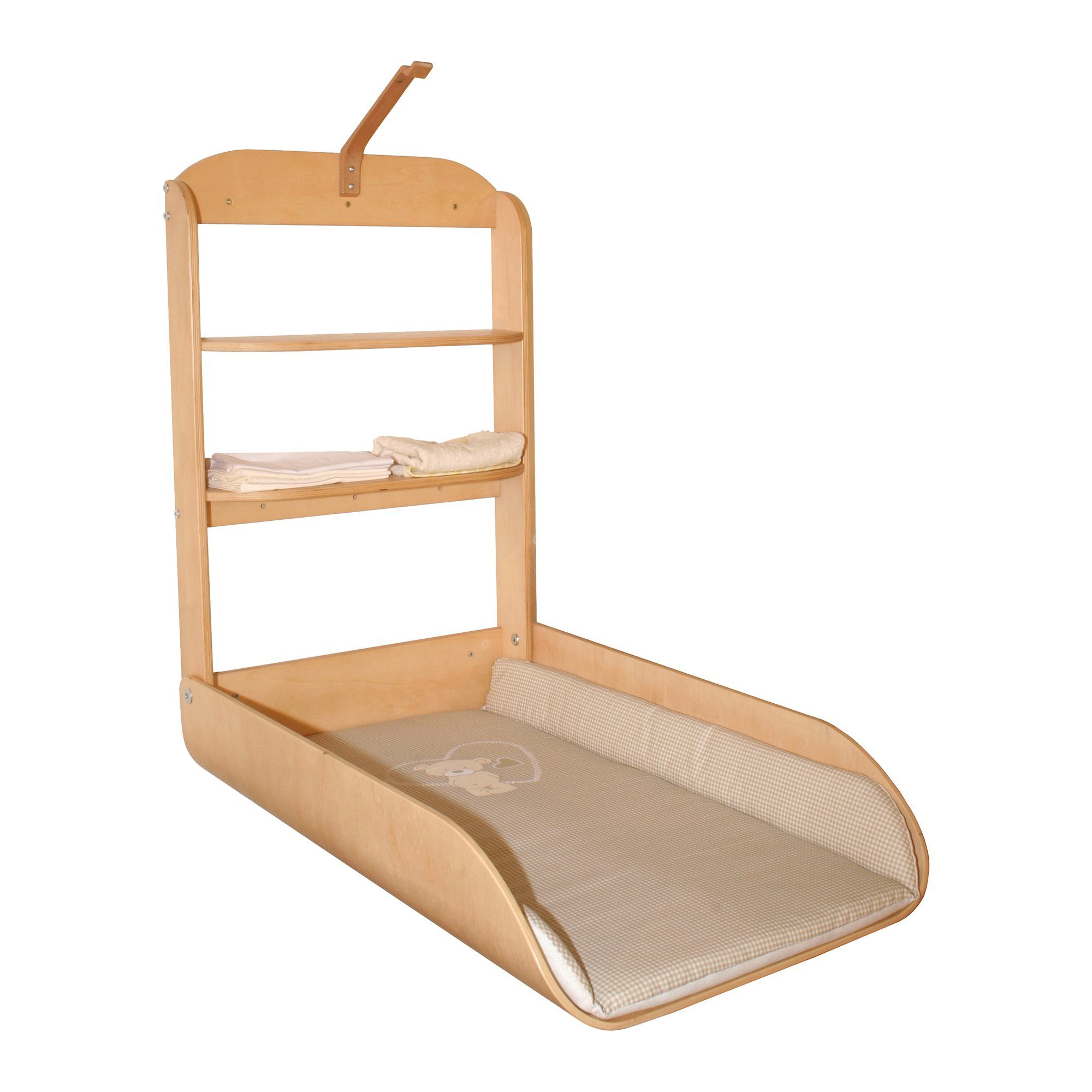 roba® Wickelregal Wandwickelregal, klappbarer Wickeltisch, Holz günstig online kaufen