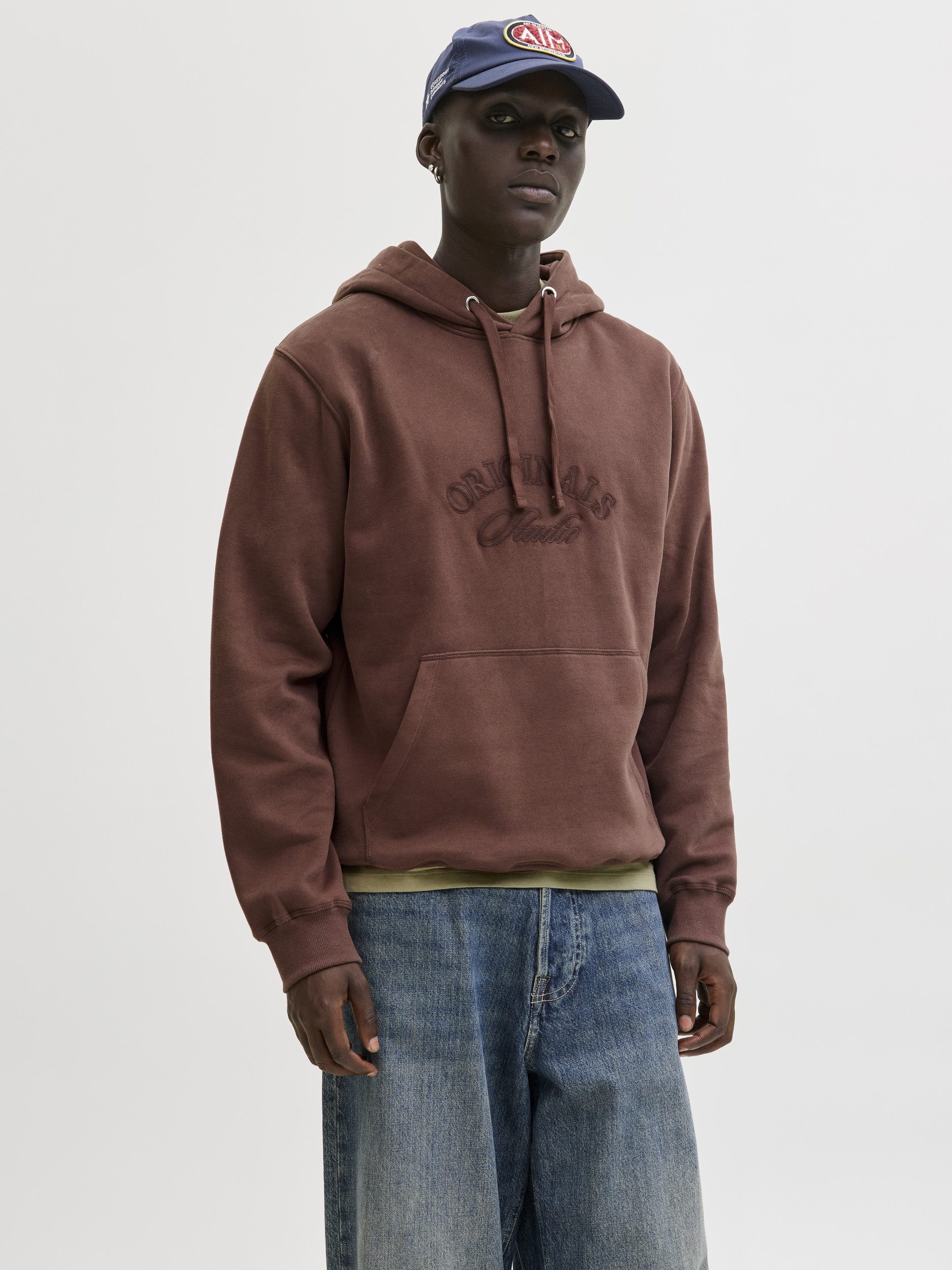 Jack & Jones Sweatshirt JORBLEECKER BRANDING SWEAT HOOD BF günstig online kaufen
