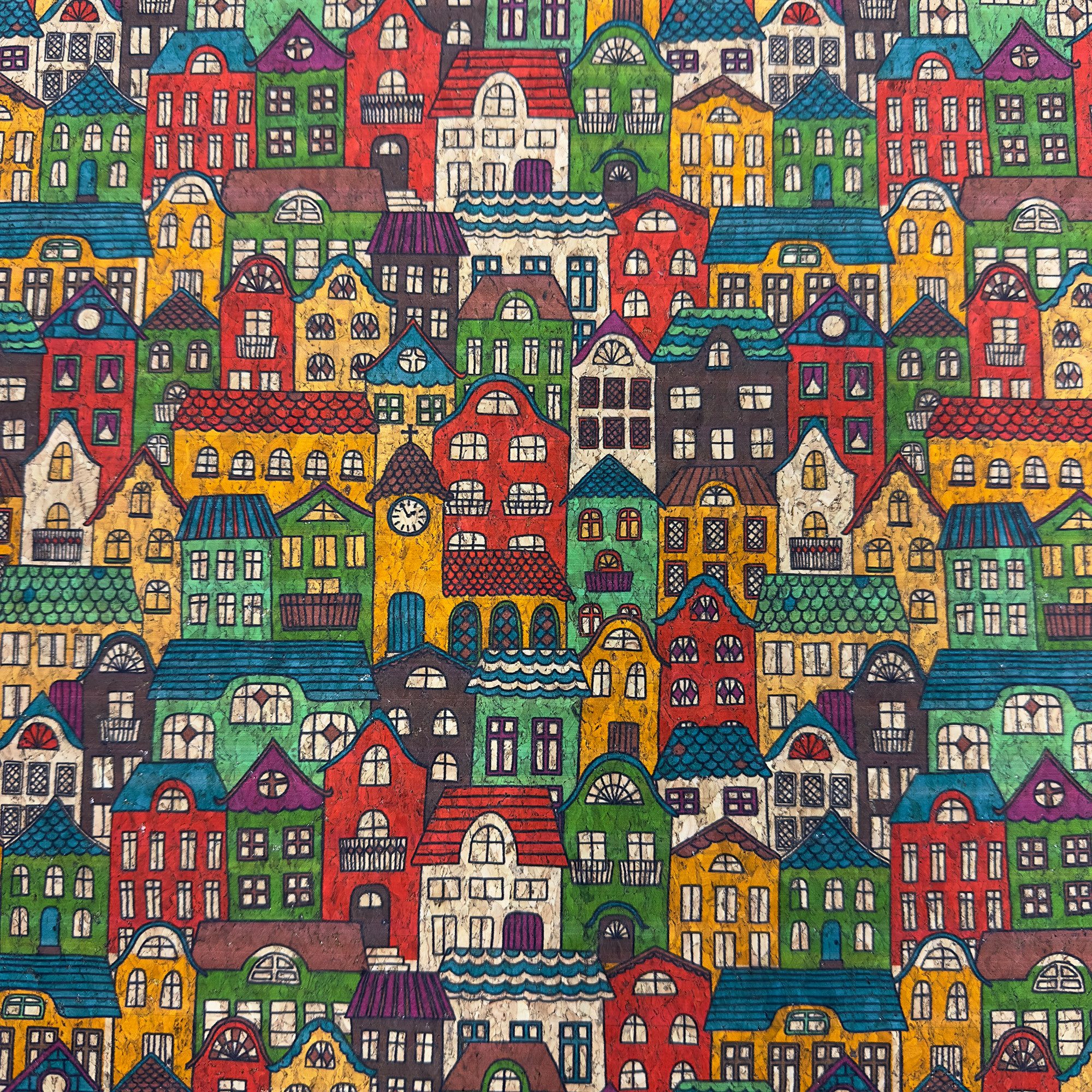 MAGAM-Stoffe Stoff "Kork", zum nähen Basteln Möbel bedruckt gold natur Meterware 50cm