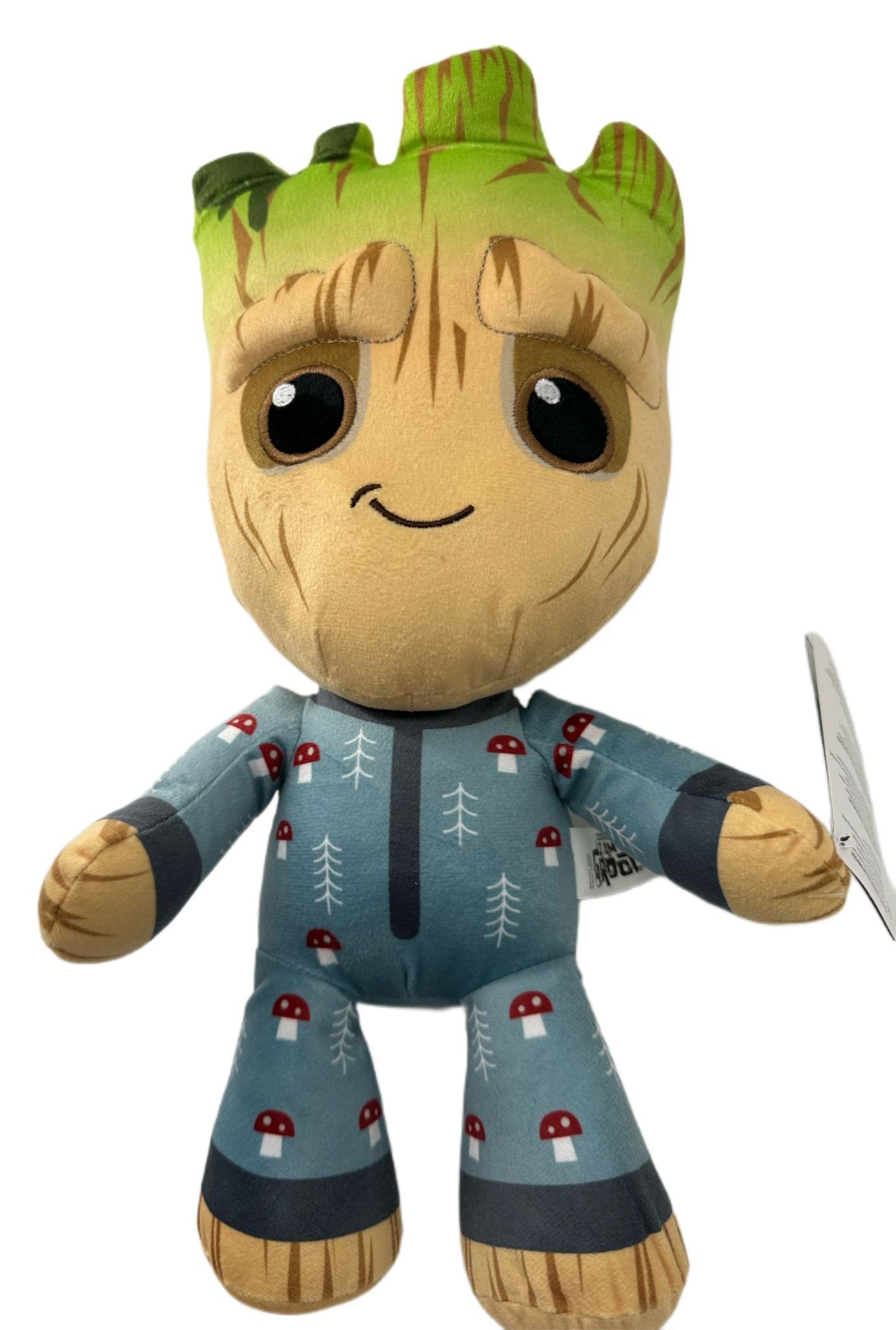 MARVEL Kuscheltier Groot Kuscheltier I Am Groot ich Bin Groot Plüschtier Pyjama (Set, 1-St., Geschenk-Set), Weiches Plüschtier Geschenke für Kinder Mädchen und Jungen Weihnachten