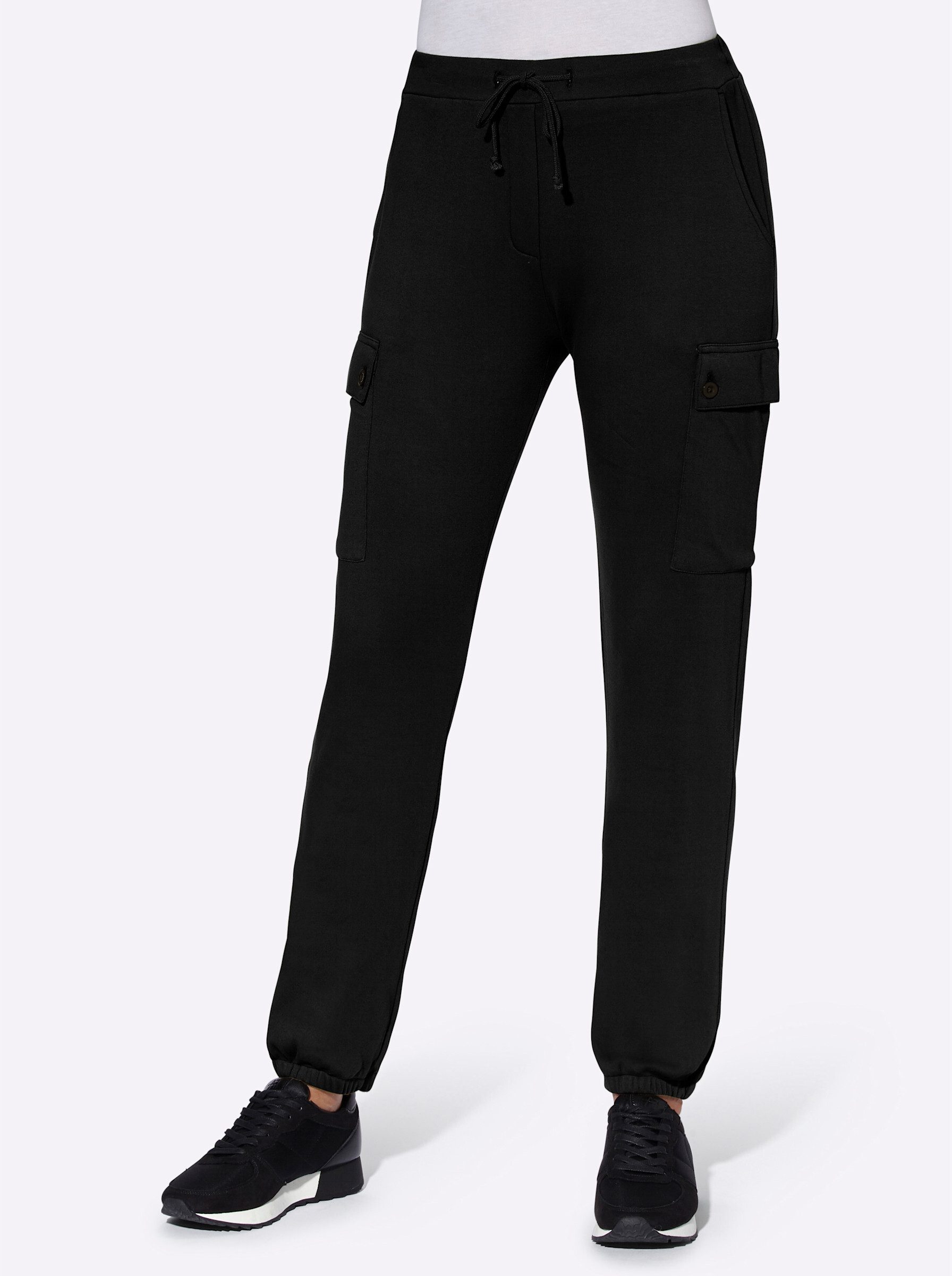 Sieh an! Jerseyhose Sweathose Innenbeinlänge ca. günstig online kaufen