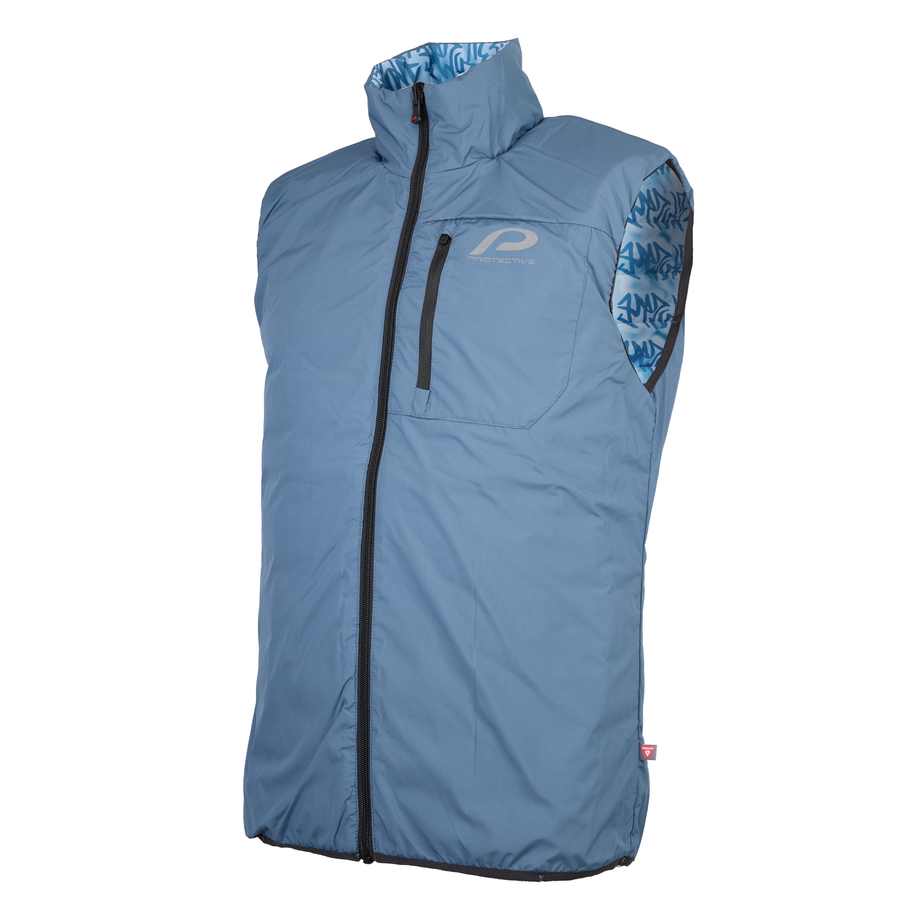 Protective Wendeweste Herren Winterweste P-Writer Vest Von auffällig bis dezent – diese Weste kann beides!