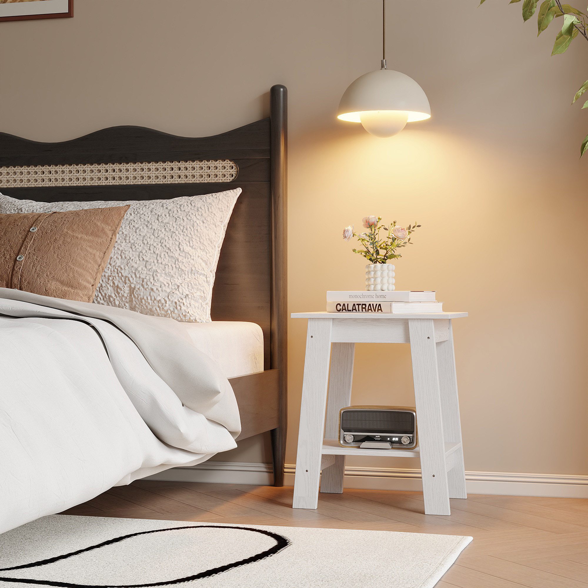 GarveeMore Beistelltisch Nachttisch Sofatisch Couchtisch Wohnzimmertisch 40 günstig online kaufen