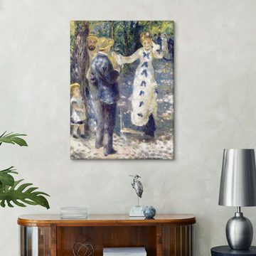 Posterlounge Leinwandbild Pierre-Auguste Renoir, Die Schaukel, Malerei