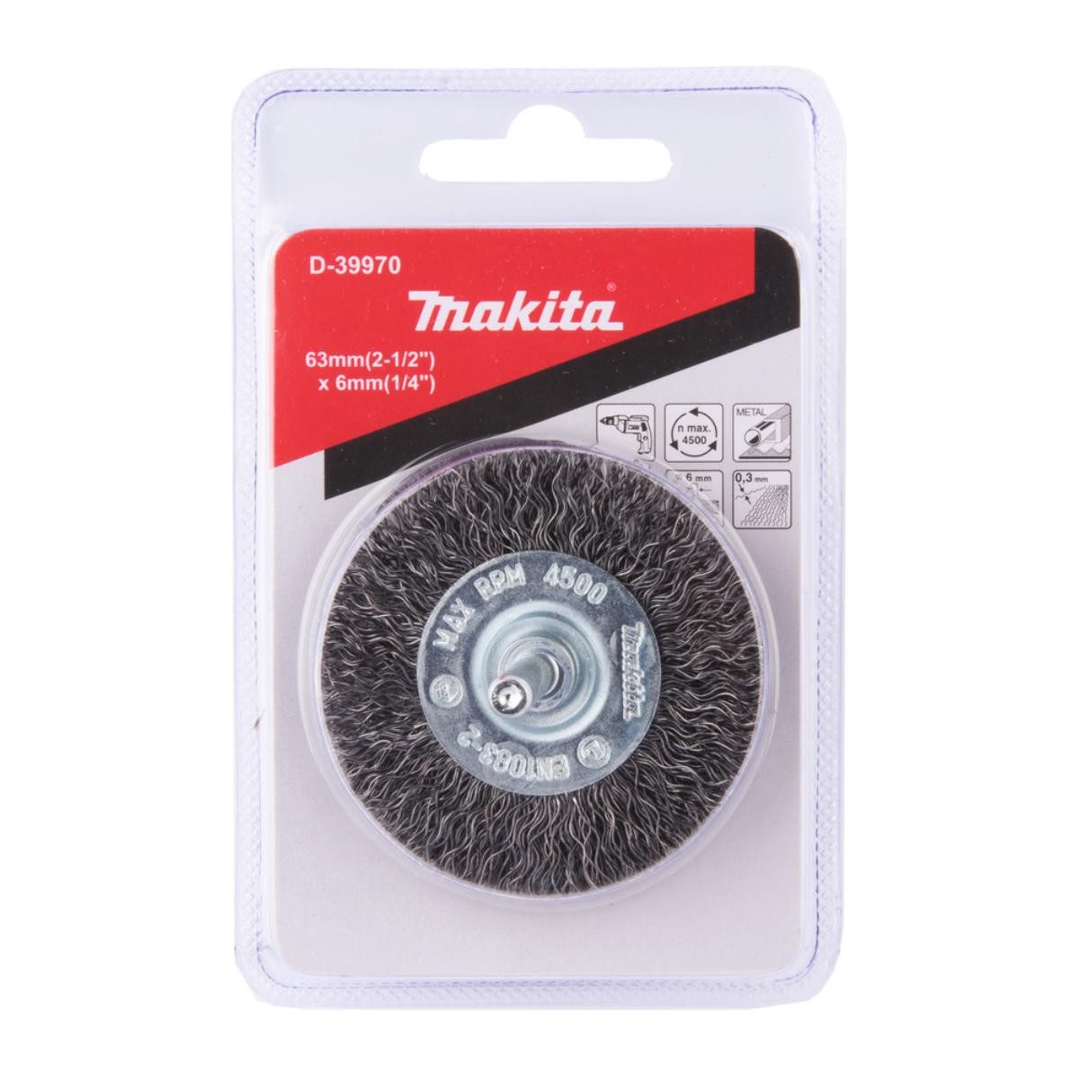 Thumbnail - Makita Akku-Multifunktionswerkzeug Makita Scheibenbürste, 63 mm Scheiben • 63 x 6 mm, Produkt, Makita, Makita Werkzeug u...