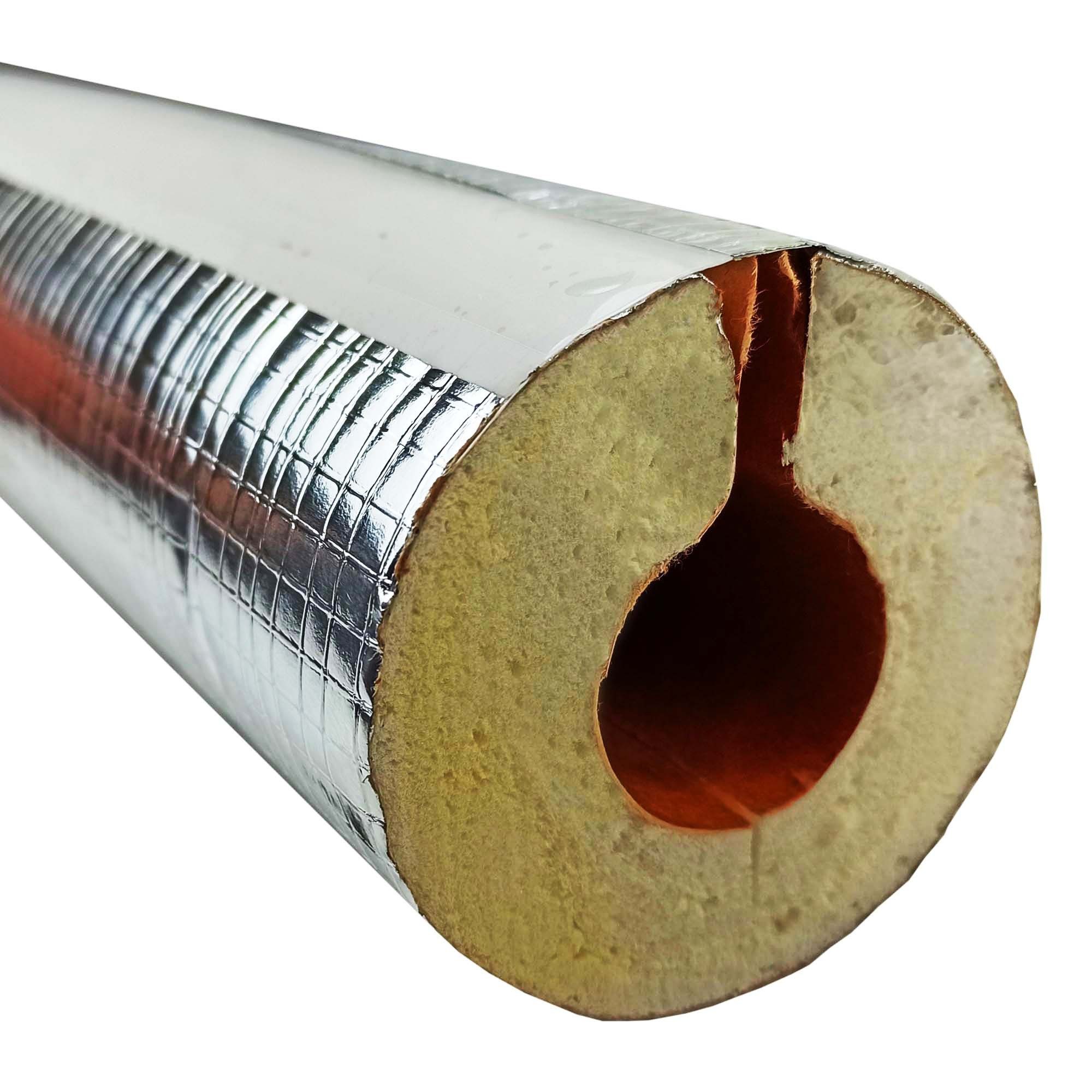 Scorprotect® Steinwolle Alu PUR Rohrisolierung mit günstig online kaufen
