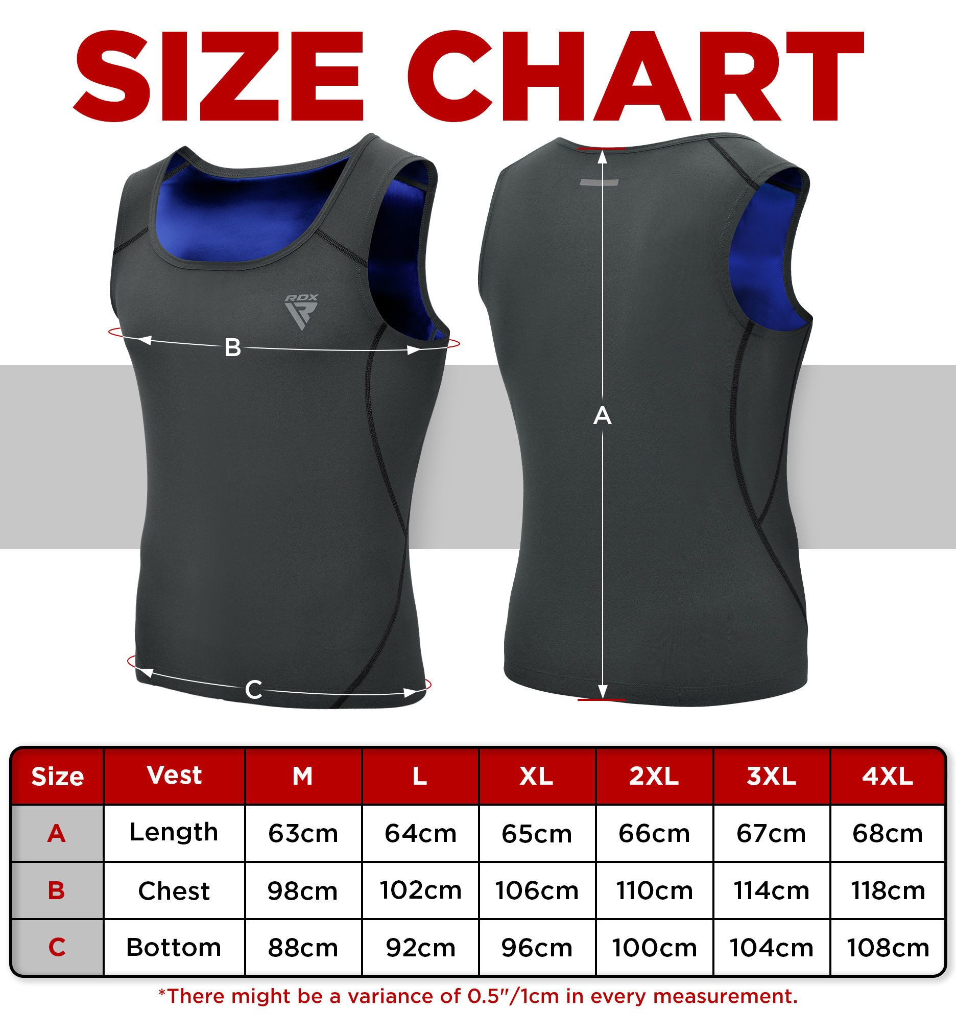 RDX Kompressionsshirt RDX Herren Sauna Weste Wärme Trapping Schweiß Taille Trainer (Single, 1er-Pack) Fitness, Training