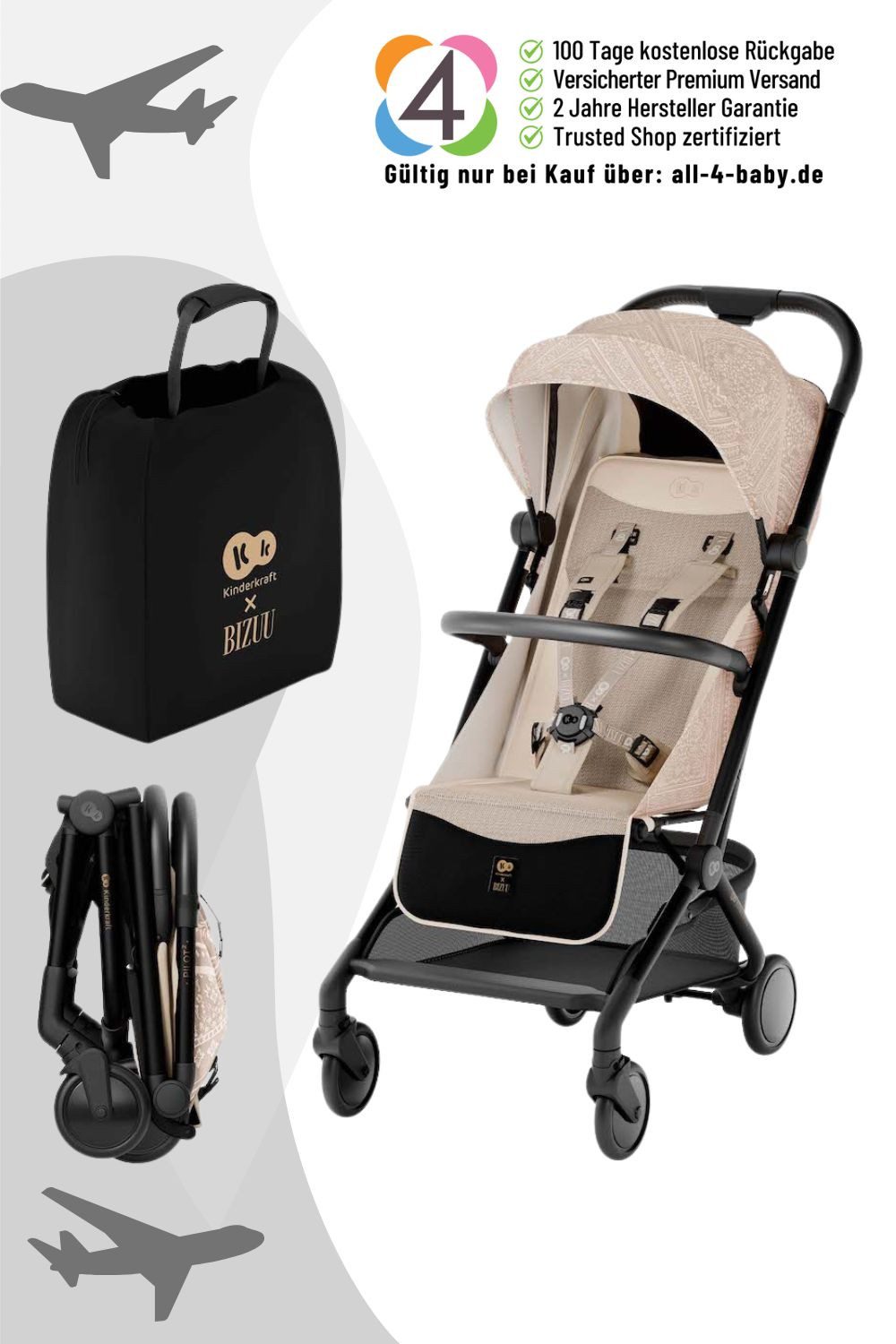 Kinderkraft Kinder-Buggy Pilot 2 Buggy / Reisebugg