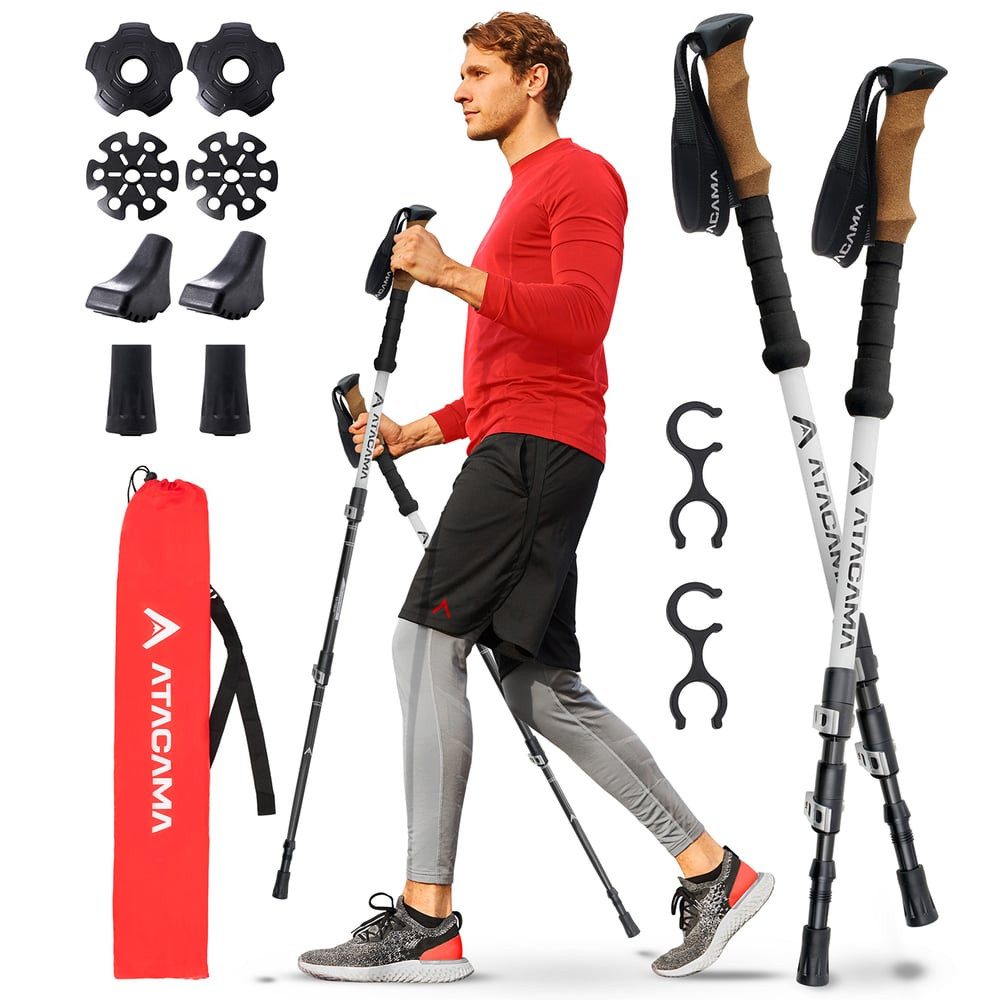 Atacama Wanderstock ATACAMA Nordic Walking Палочки Damen und Herren Треккинговые палки Faltbar, Треккинговые палки Teleskop aus Carbon - Walking Палочки - Trekkingstöcke