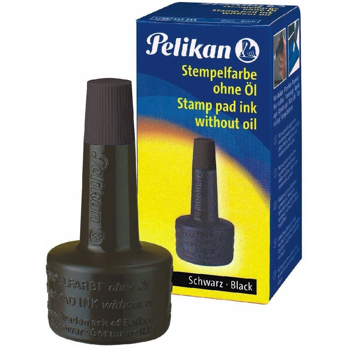 Pelikan Stempel Stempelfarbe ohne Öl schwarz
