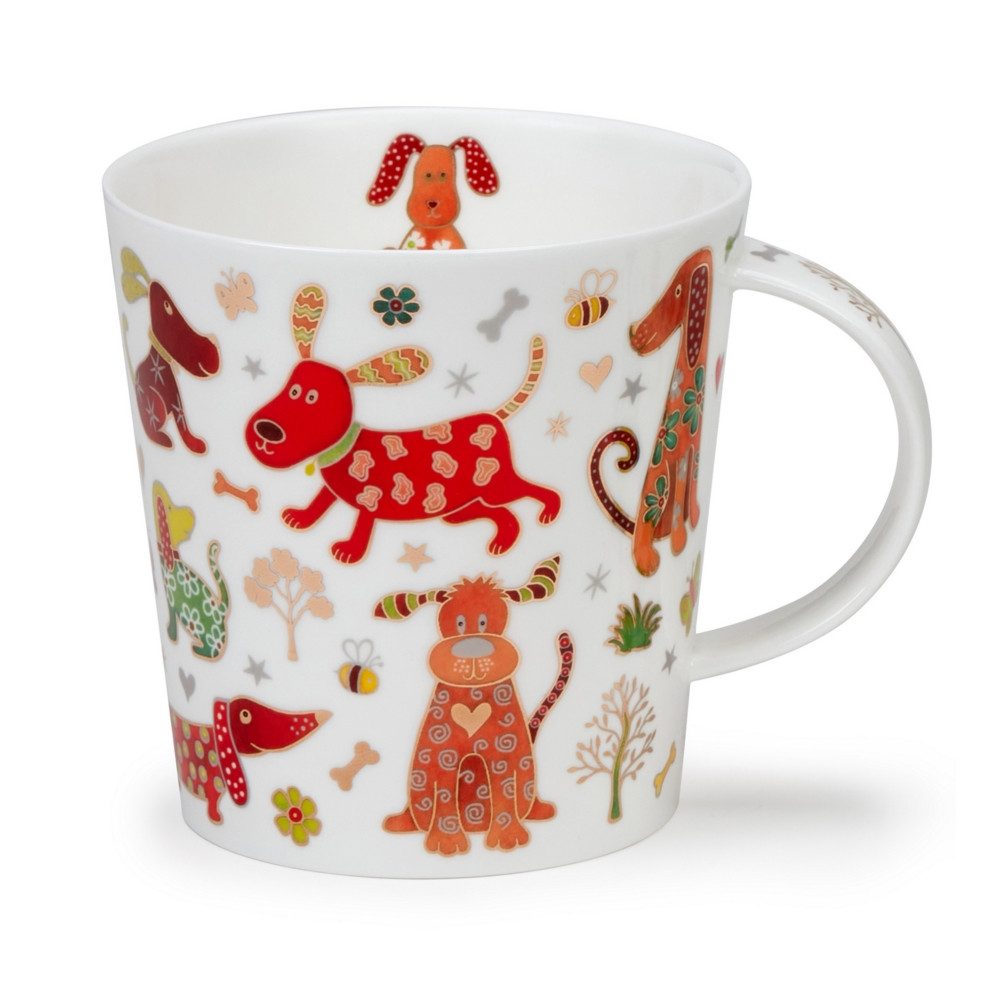Dunoon Tasse Glitzy Gang Dog Hunde-Cairngorm 0,48 l Fine Bone China, 1-tlg.