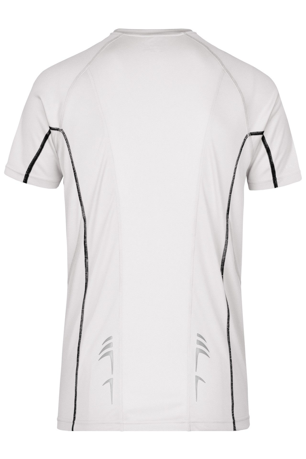 James & Nicholson Laufshirt Doppelpack Herren Sportshirt modische reflektierende Details JN421 (Doppelpack, 2 Stück) Feuchtigkeitsregulierend, atmungsaktiv und schnell trocknend