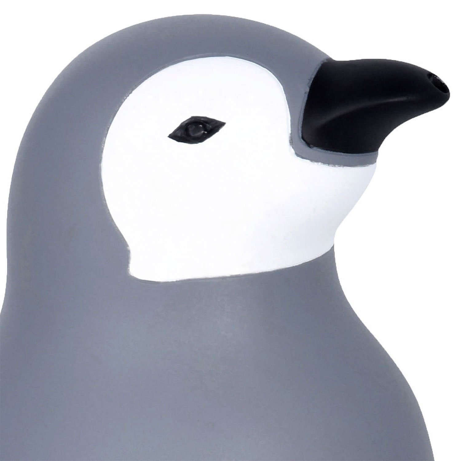 esschert design Gießkanne Pinguin Gießkanne grau Garten 1,4 L Kinder Blumen Kunststoff