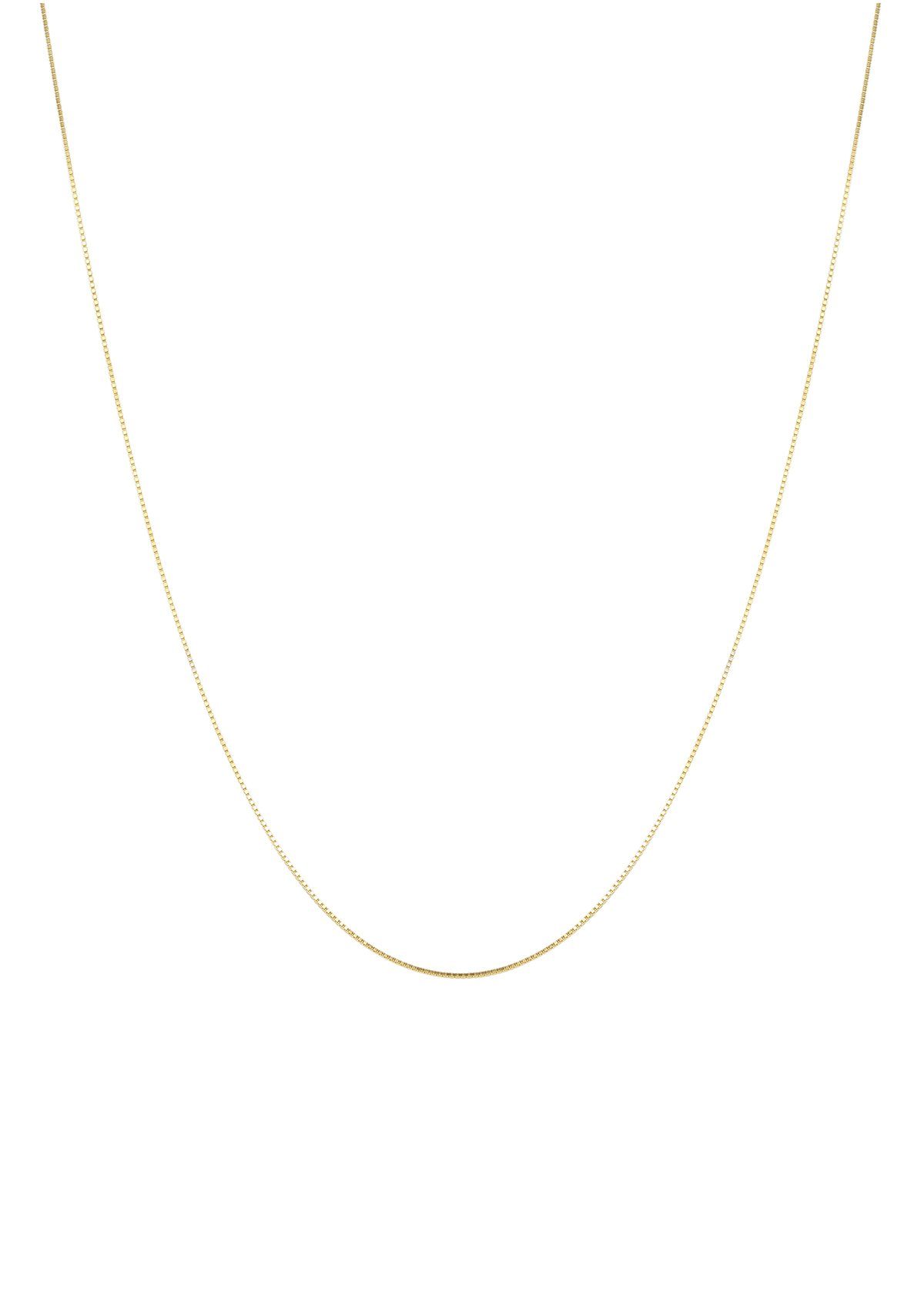 Hey Happiness Silberkette Box Silber 925 Damen, 18K vergoldet Kastenkette, günstig online kaufen