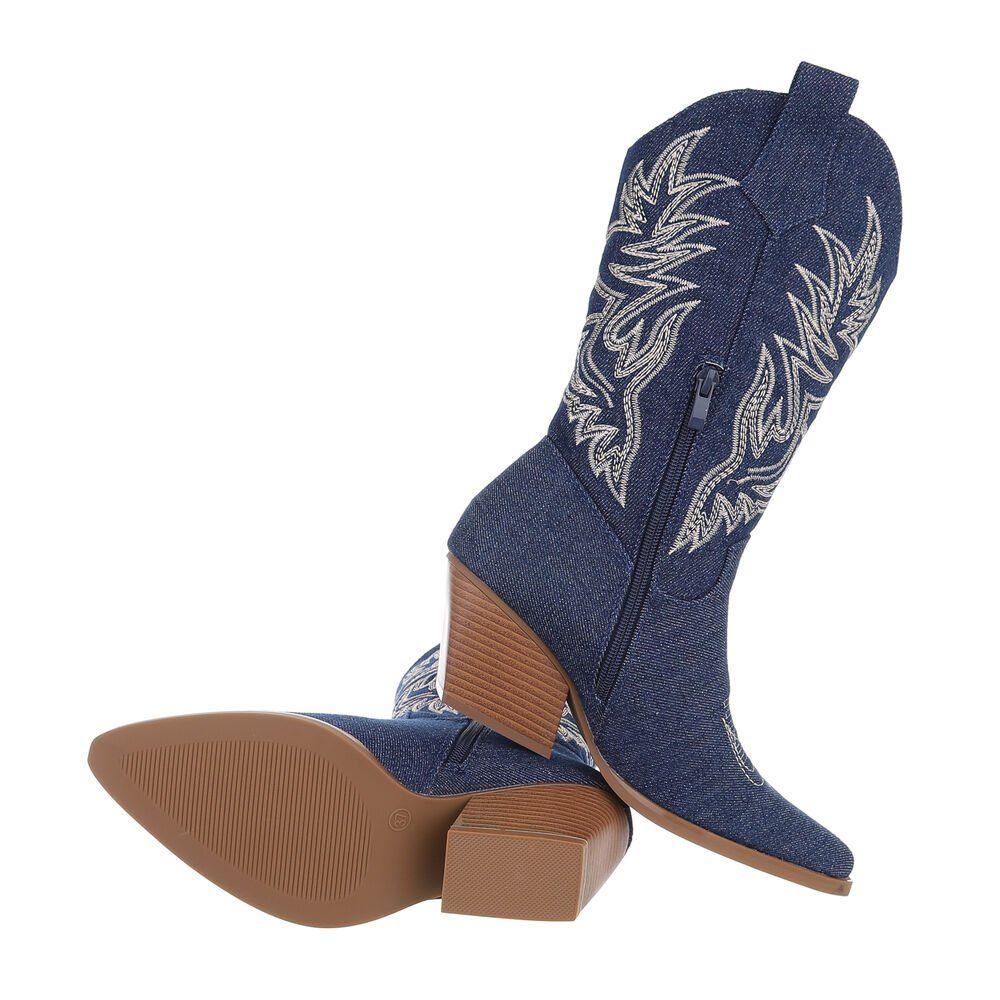 Ital-Design Damen Cowboyboots Western Westernstiefel (84463163) günstig online kaufen