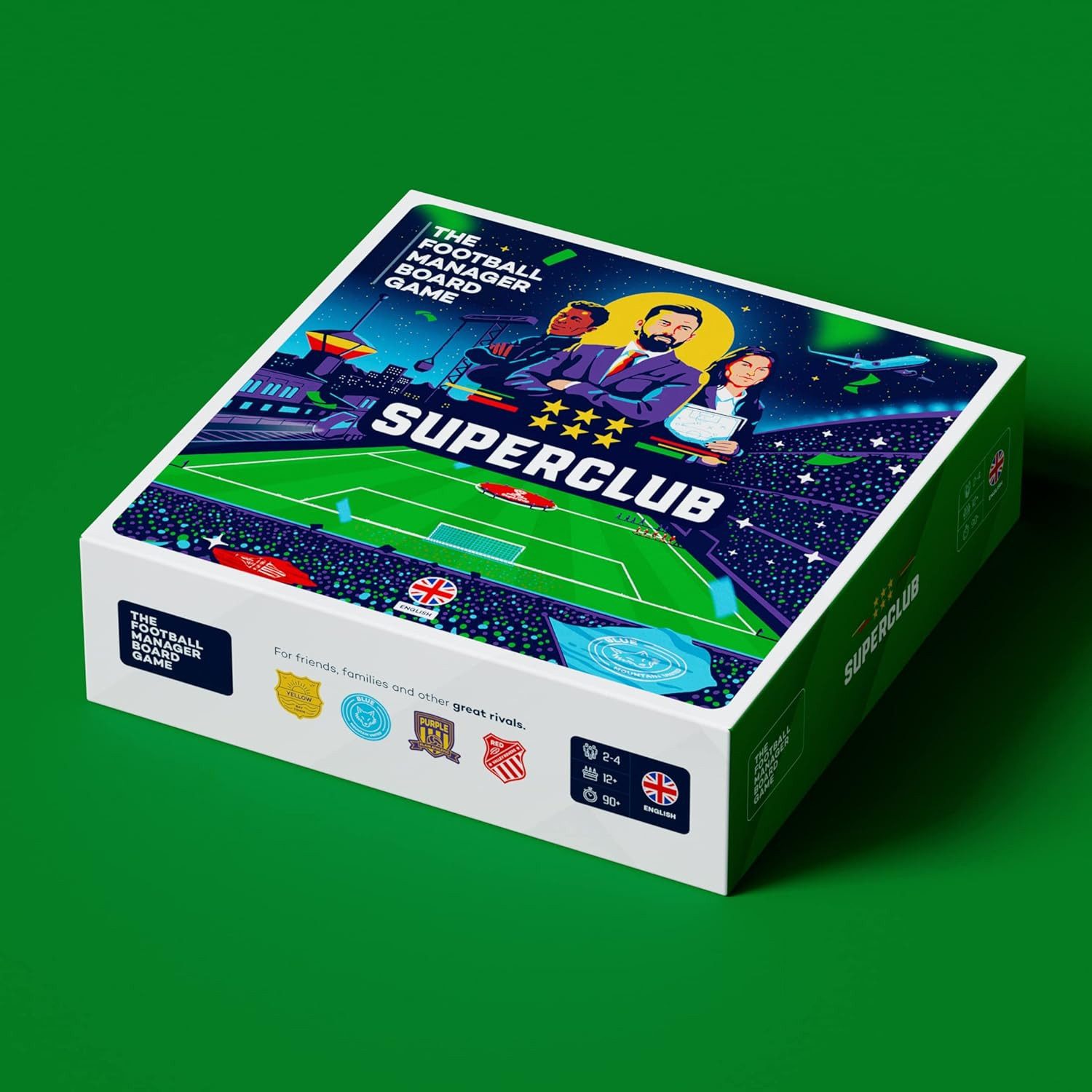 TSE Spiel Superclub Fußballmanager Brettspiel Clubaufbau Strategie Taktik DE